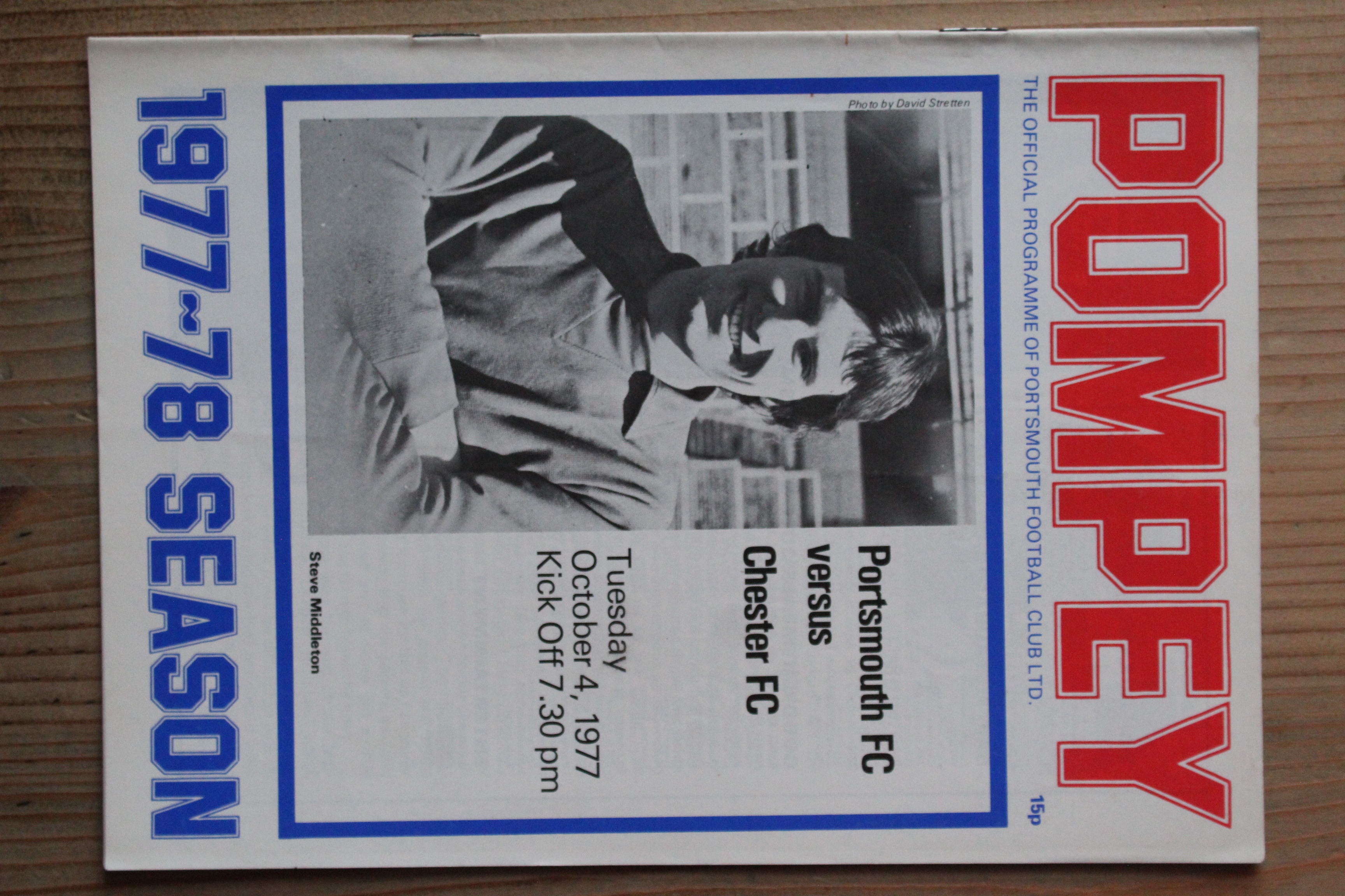 Portsmouth FC v Chester City FC