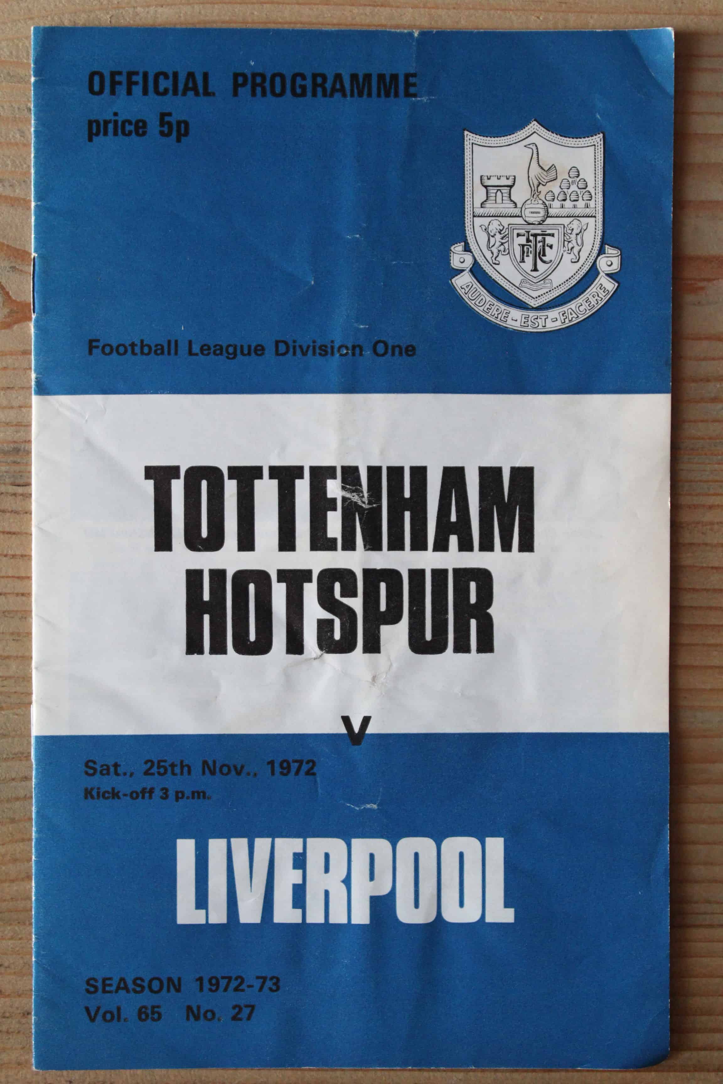 Tottenham Hotspur FC v Liverpool FC