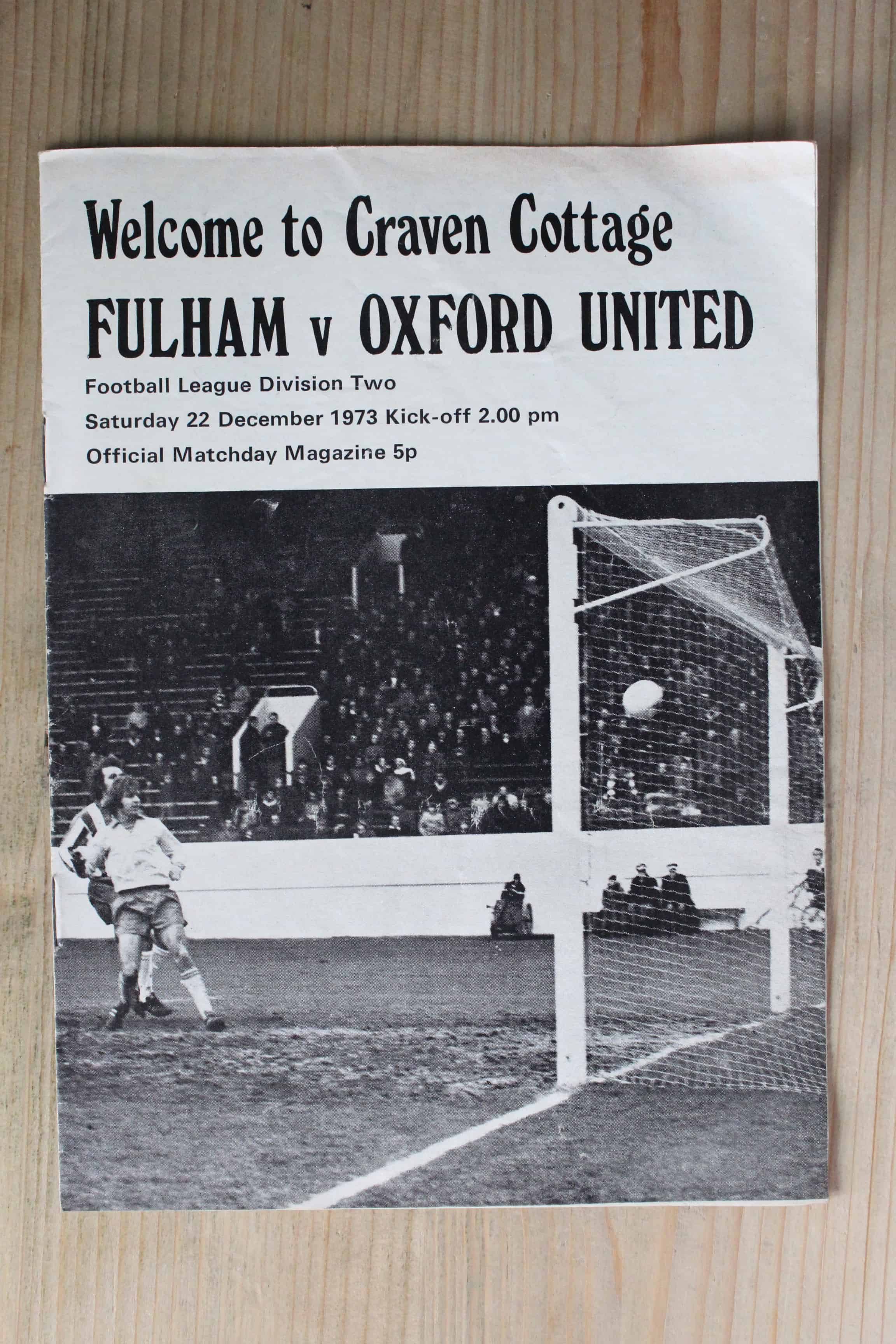 Fulham FC v Oxford United FC