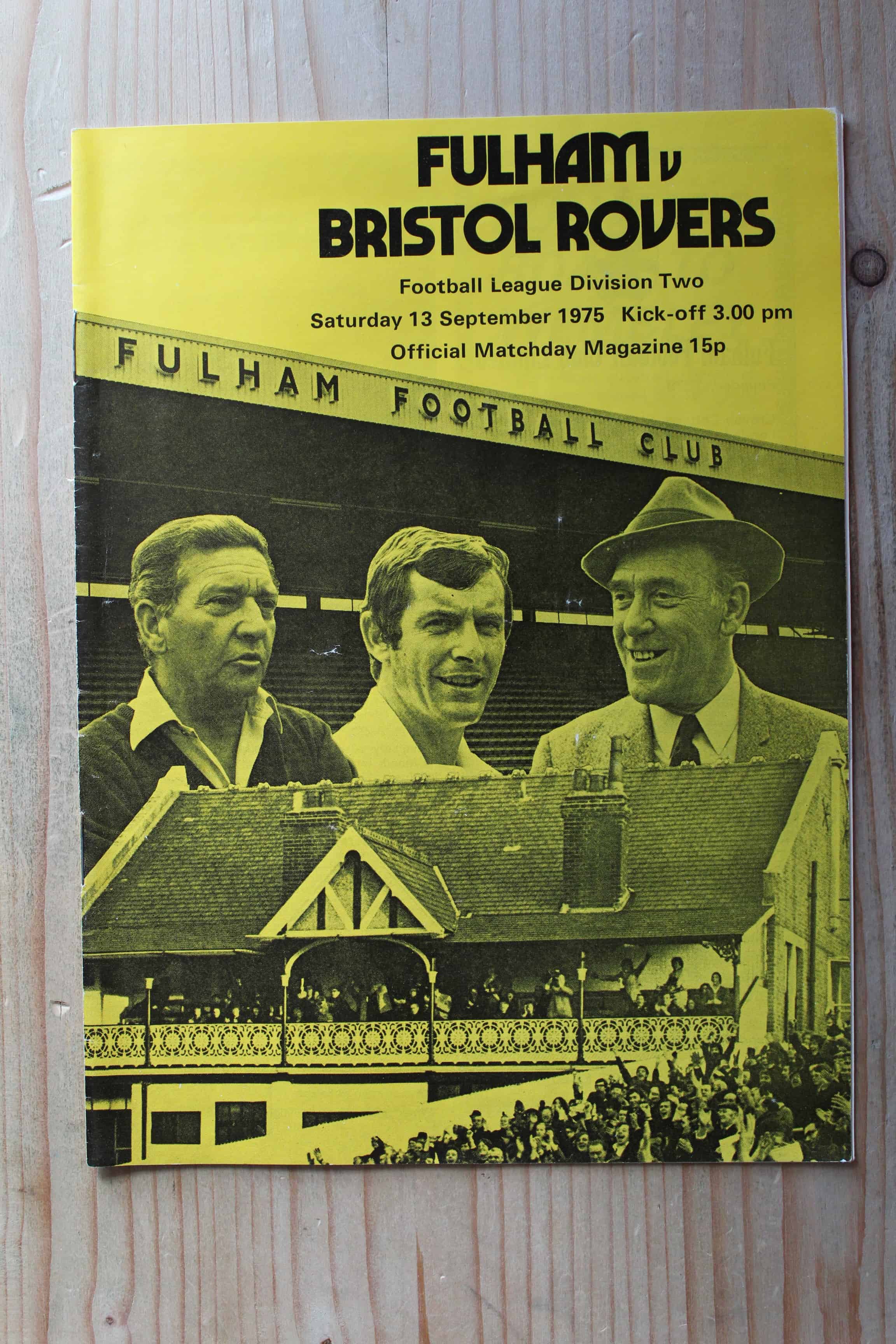 Fulham FC v Bristol Rovers FC