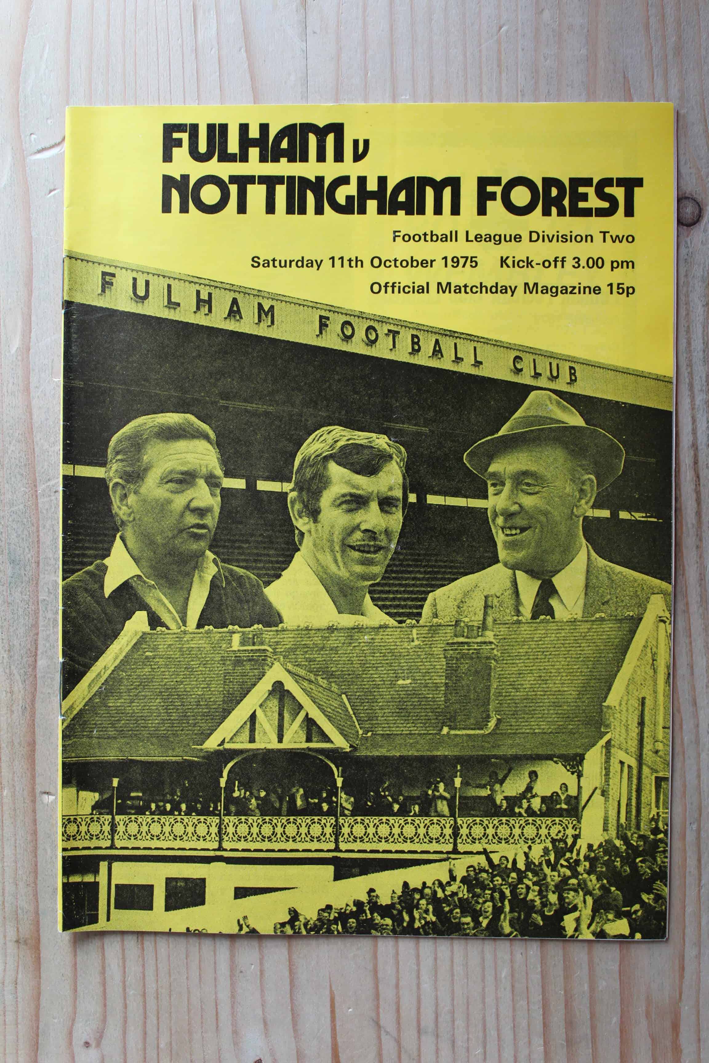 Fulham FC v Nottingham Forest FC