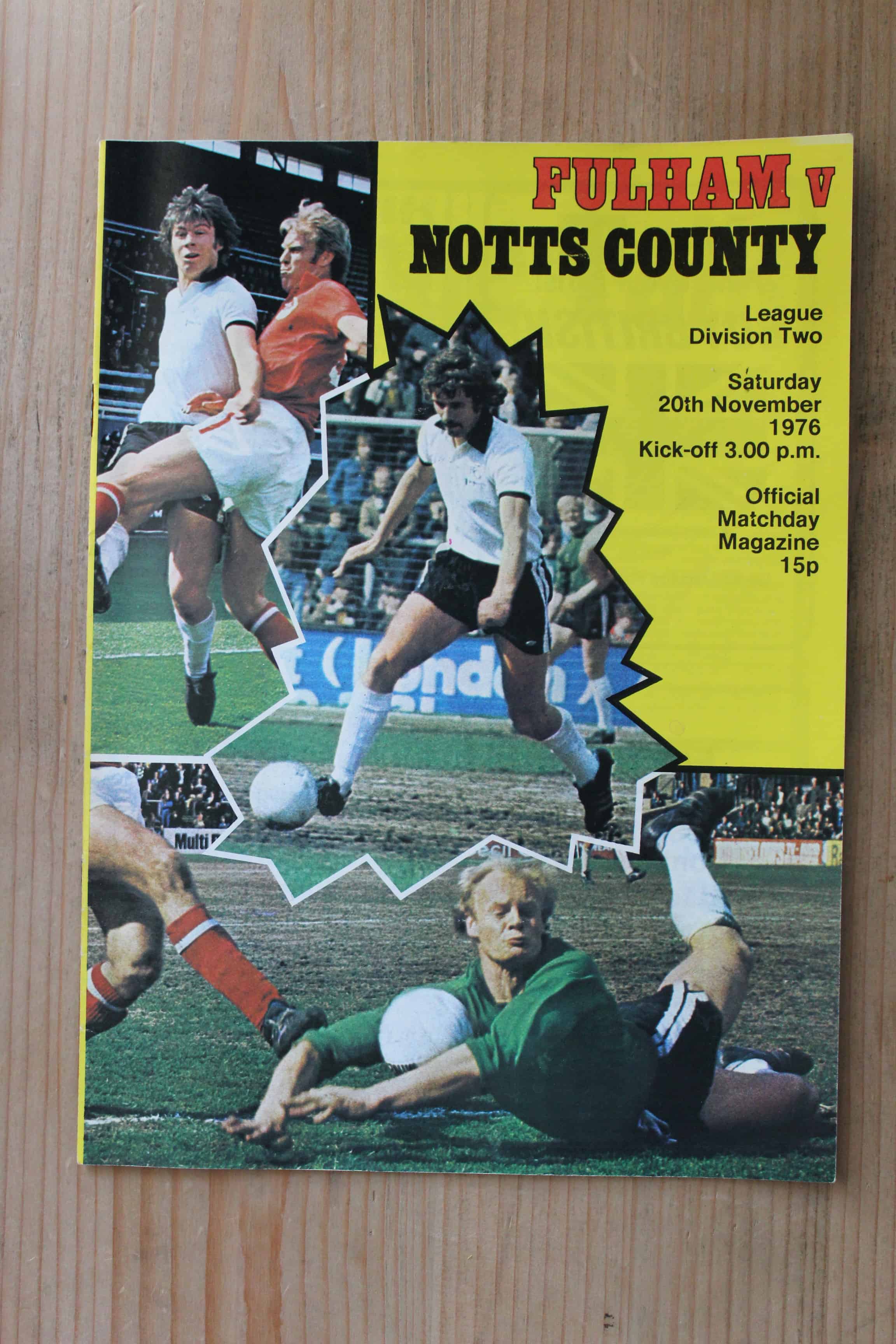 Fulham FC v Notts County FC