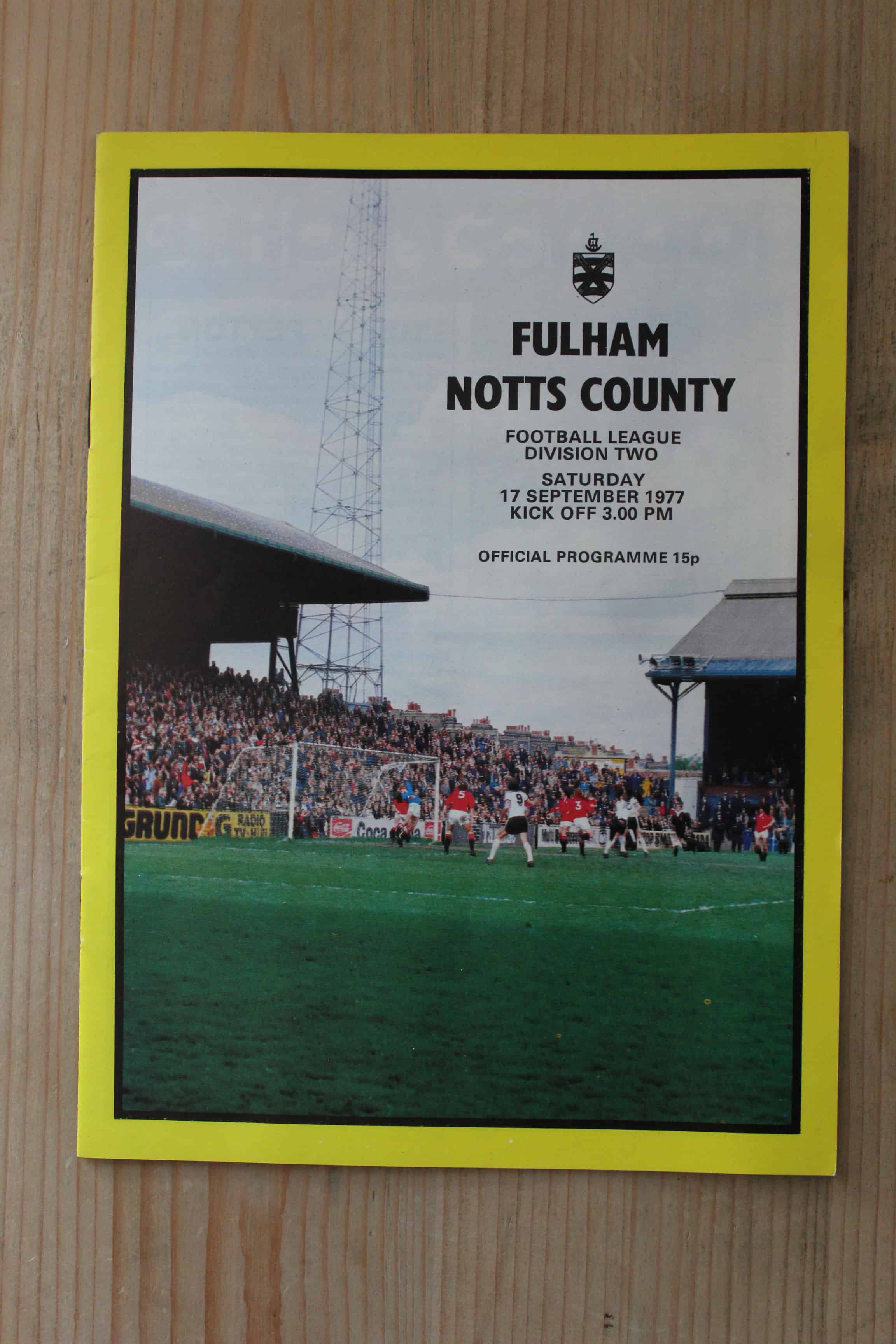 Fulham FC v Notts County FC