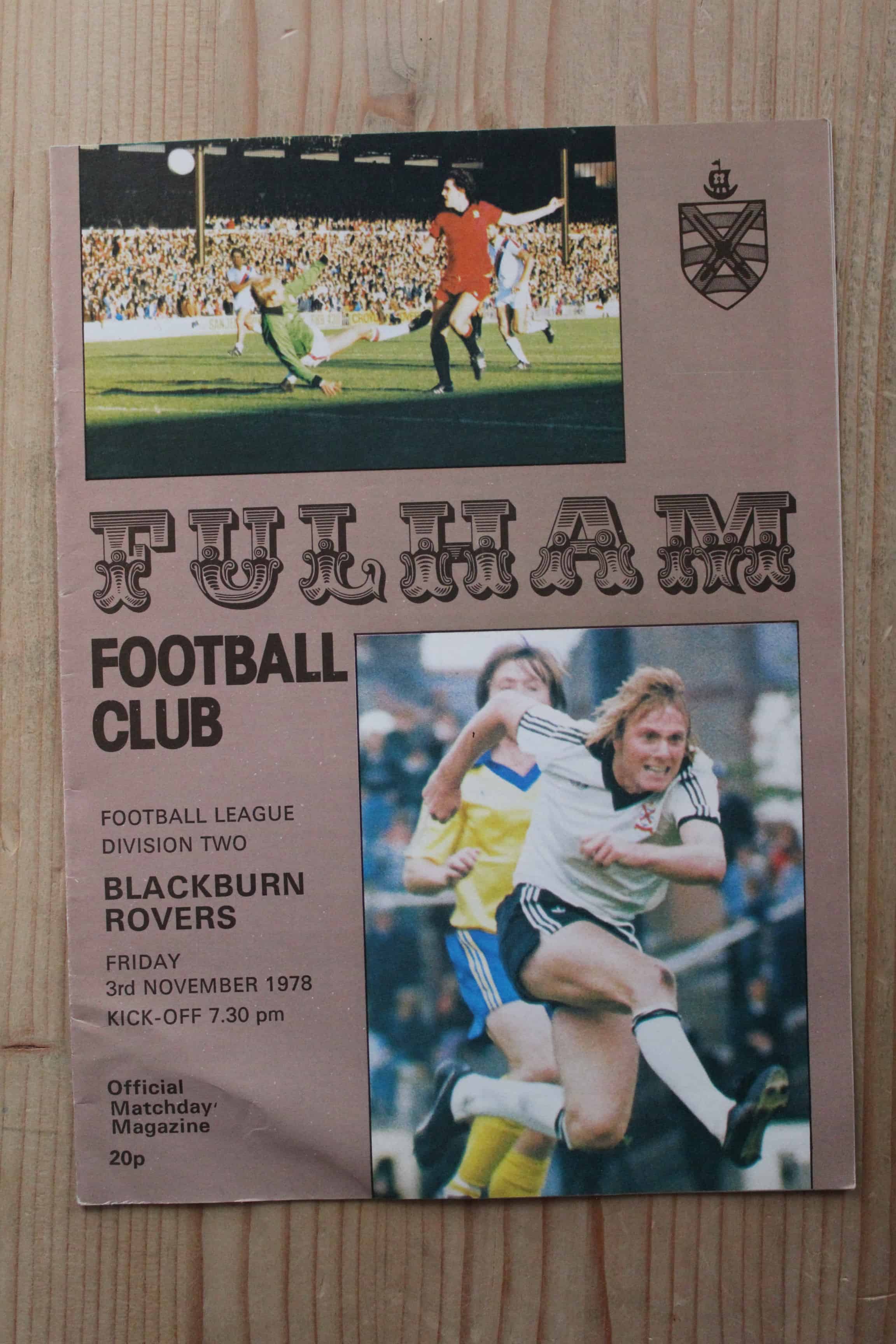 Fulham FC v Blackburn Rovers FC