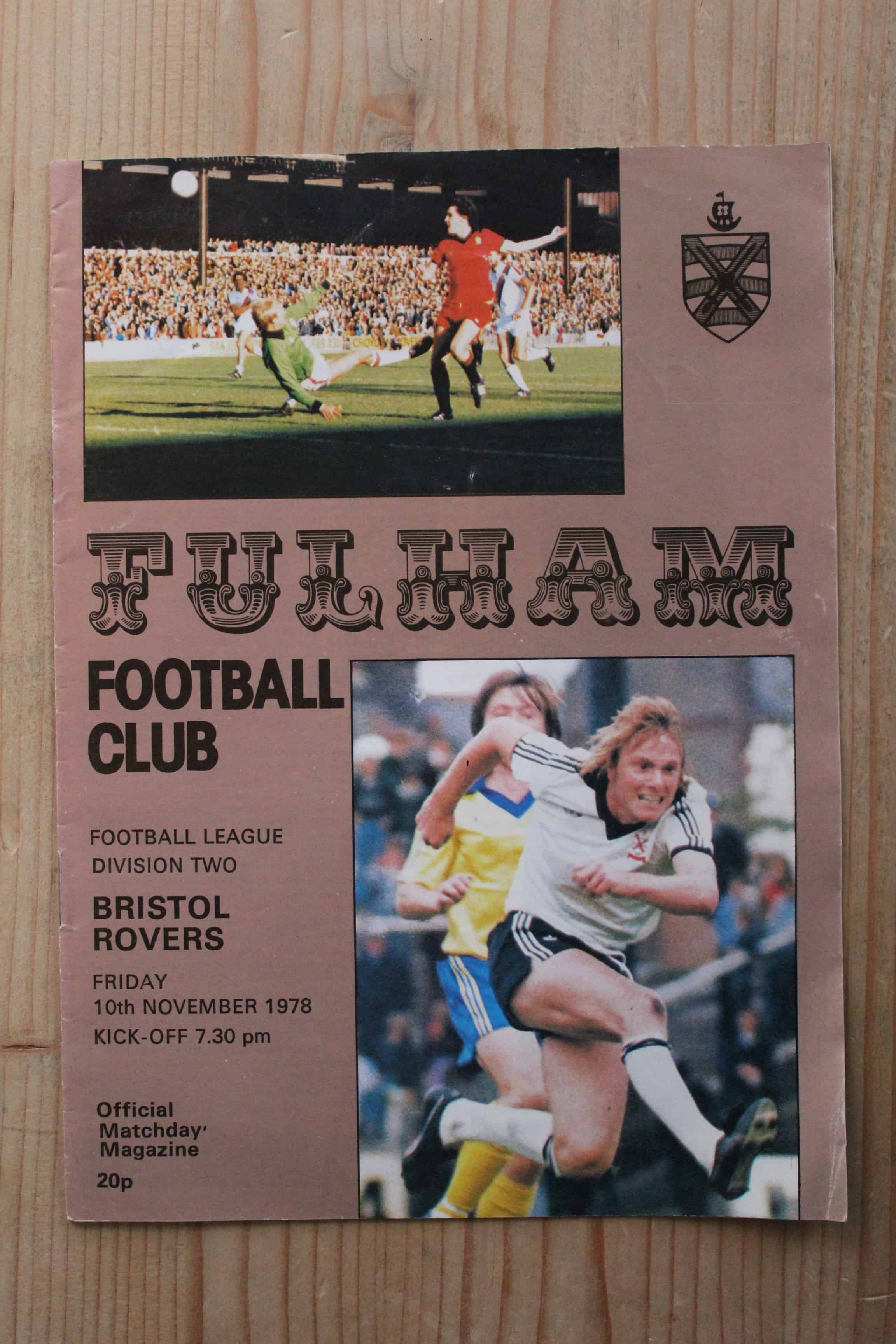 Fulham FC v Bristol Rovers FC