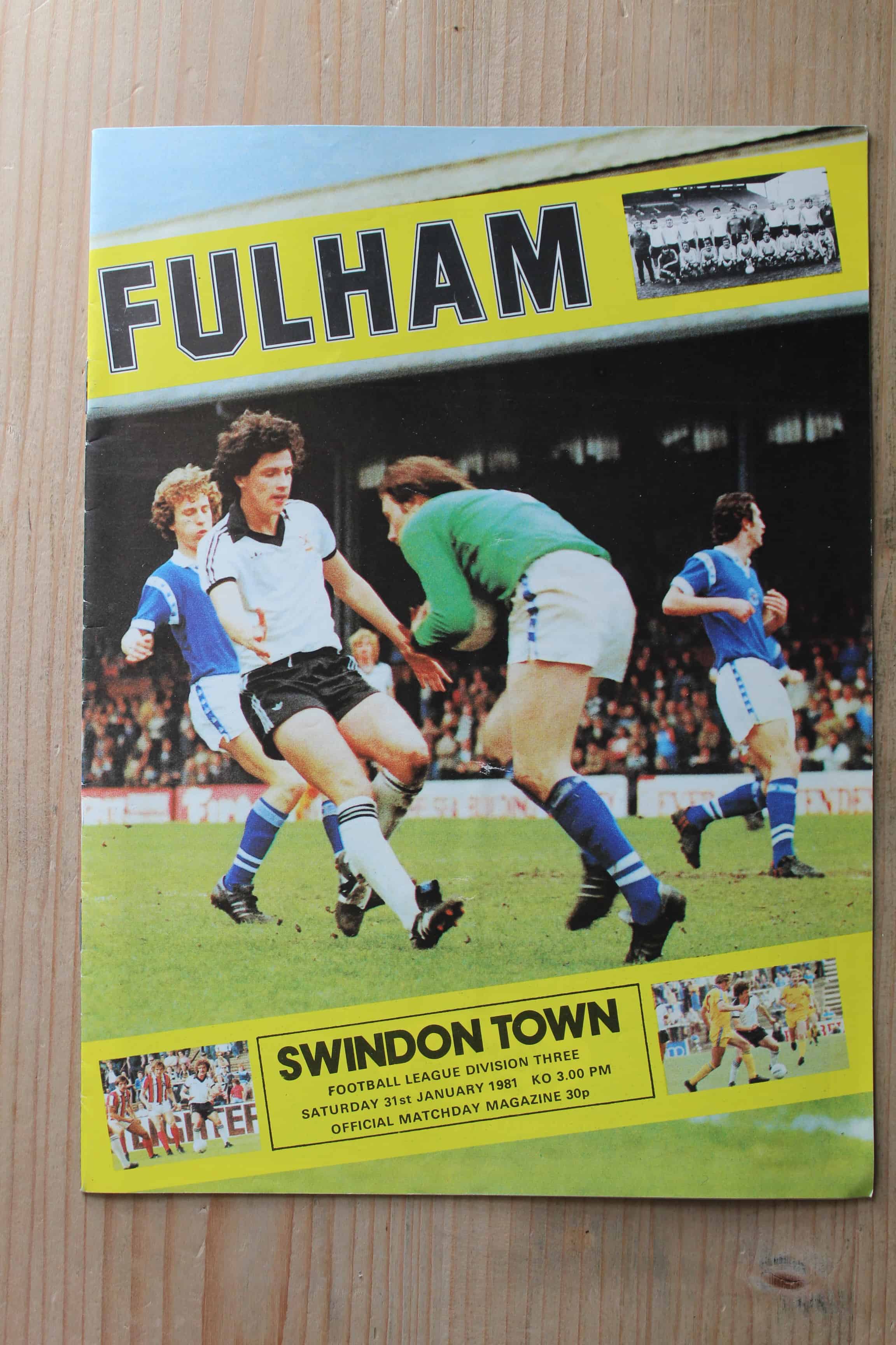 Fulham FC v Swindon Town FC