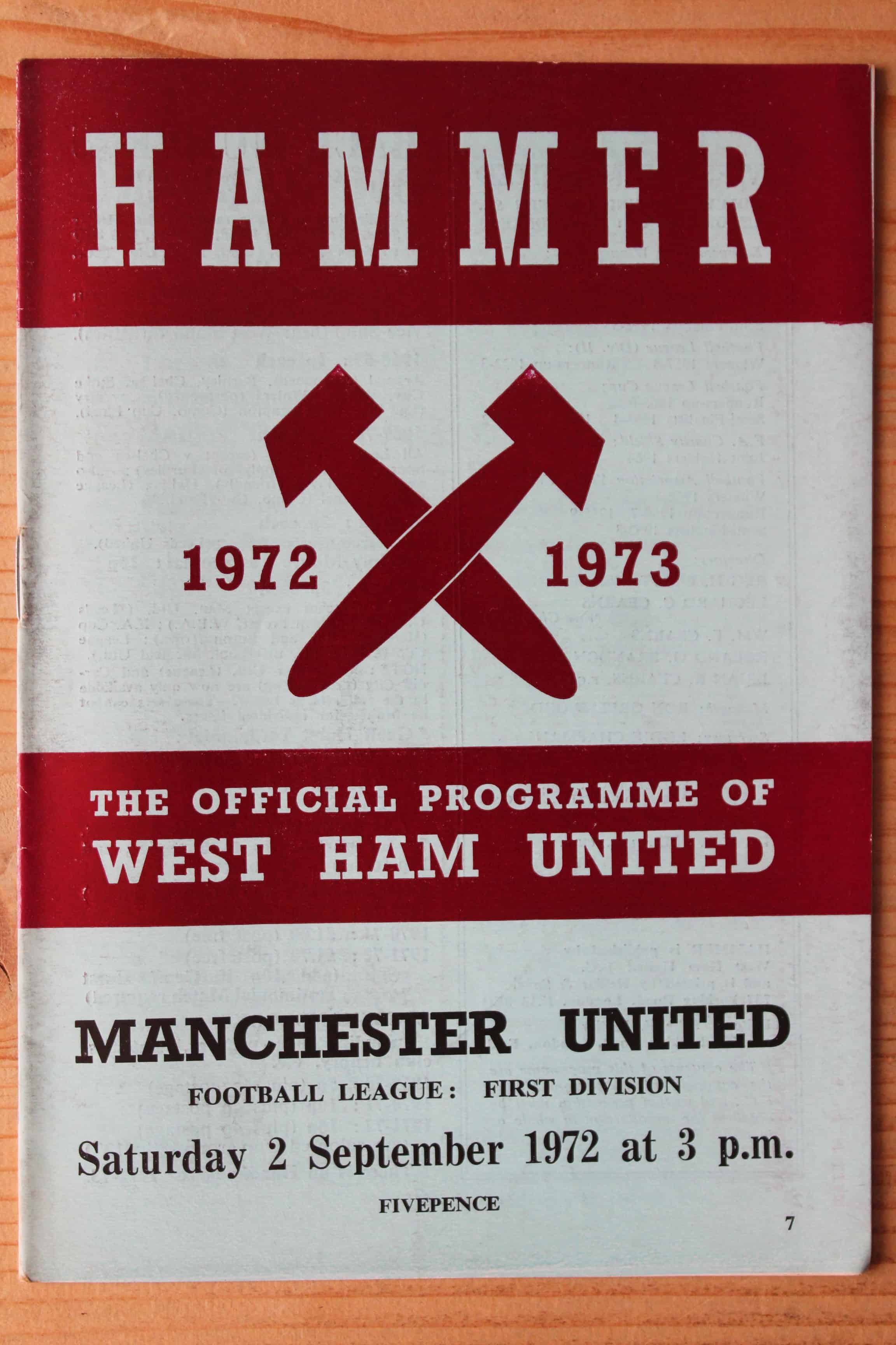 West Ham United FC v Manchester United FC