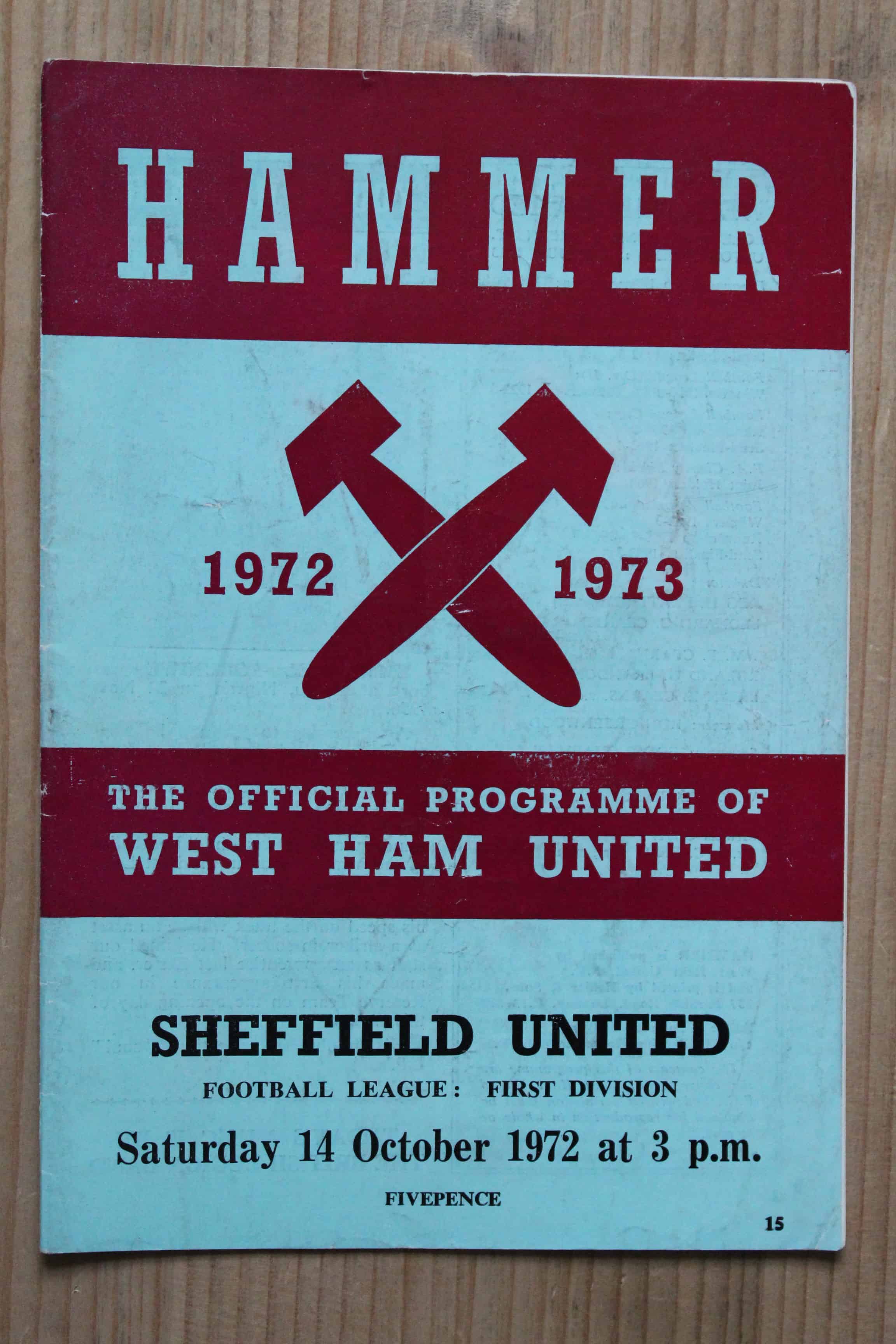 West Ham United FC v Sheffield United FC