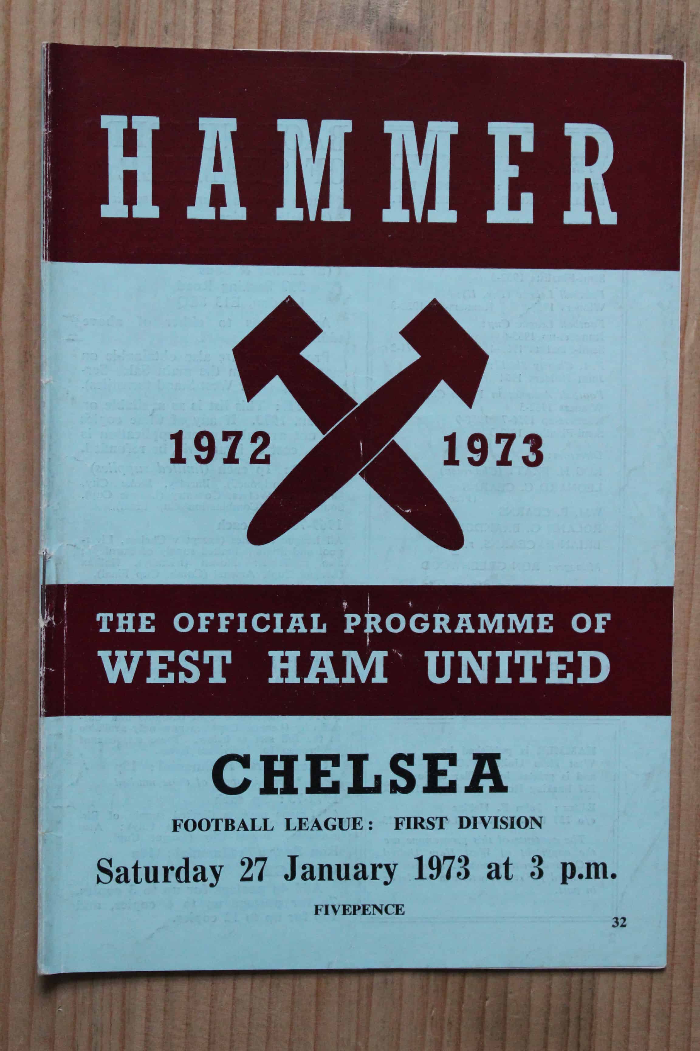 West Ham United FC v Chelsea FC