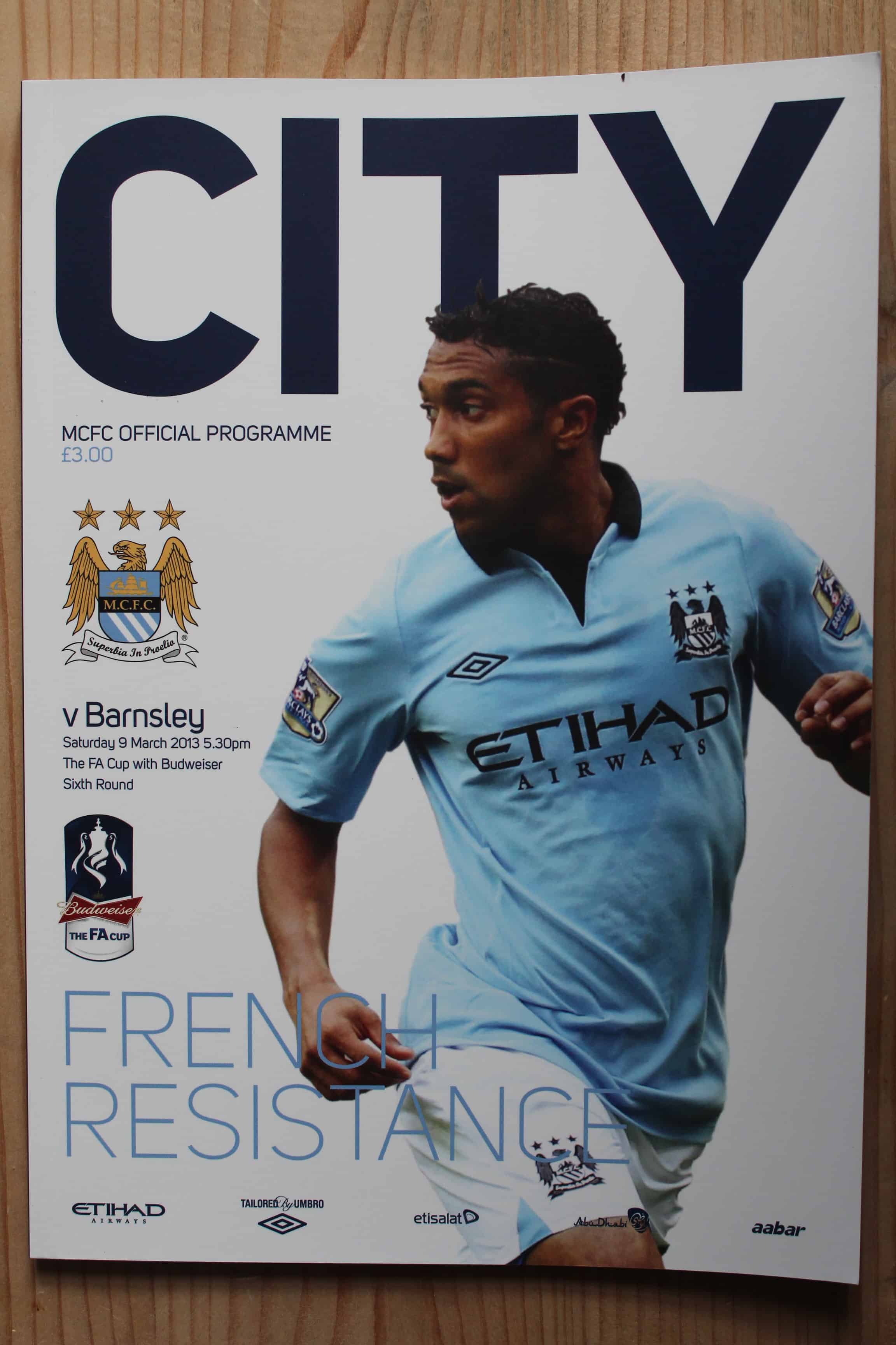 Manchester City FC v Barnsley FC