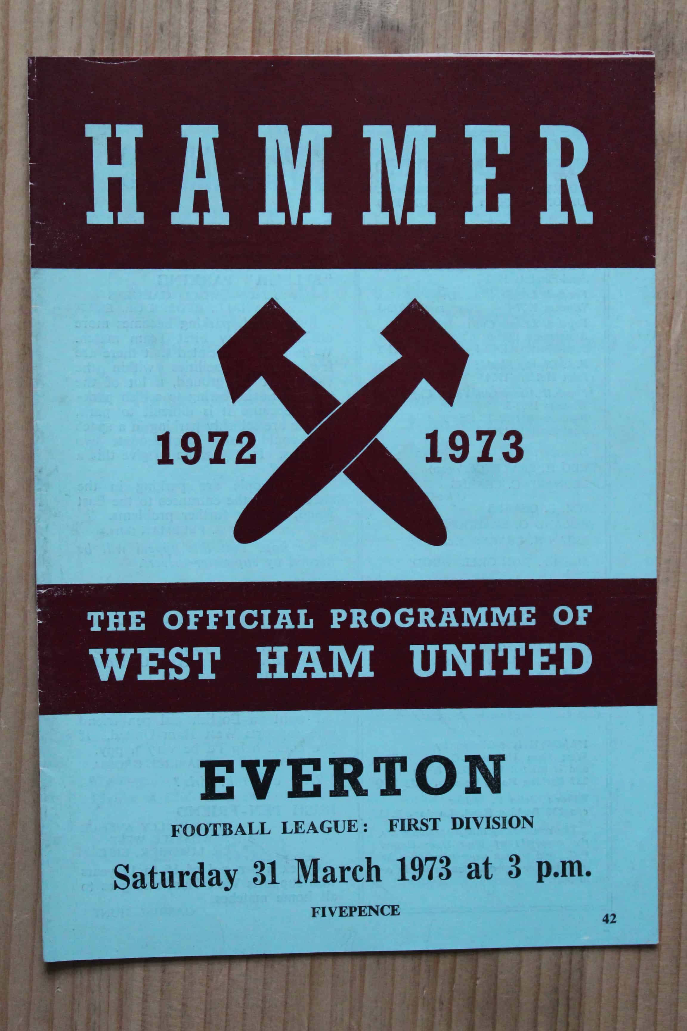 West Ham United FC v Everton FC