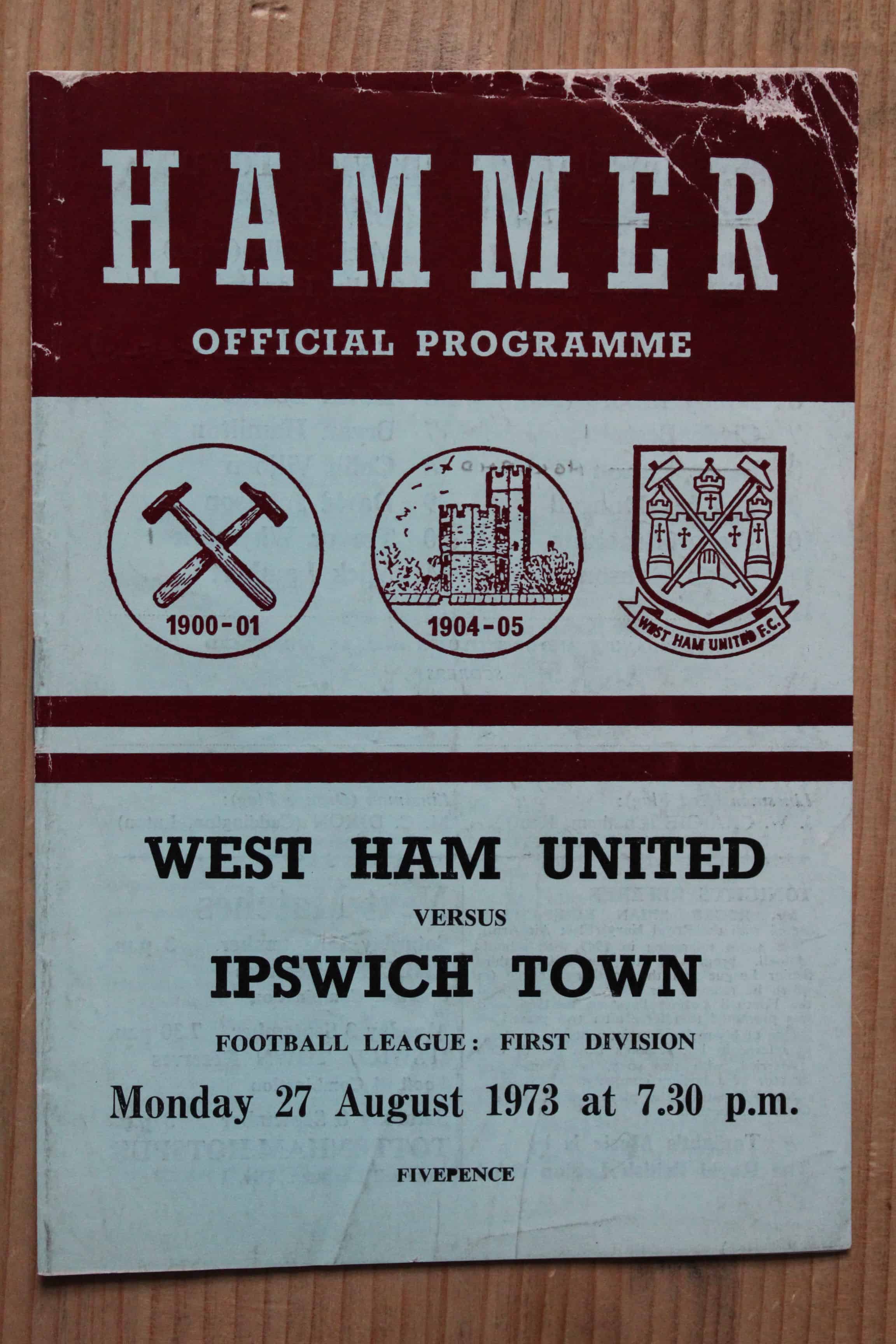 West Ham United FC v Ipswich Town FC