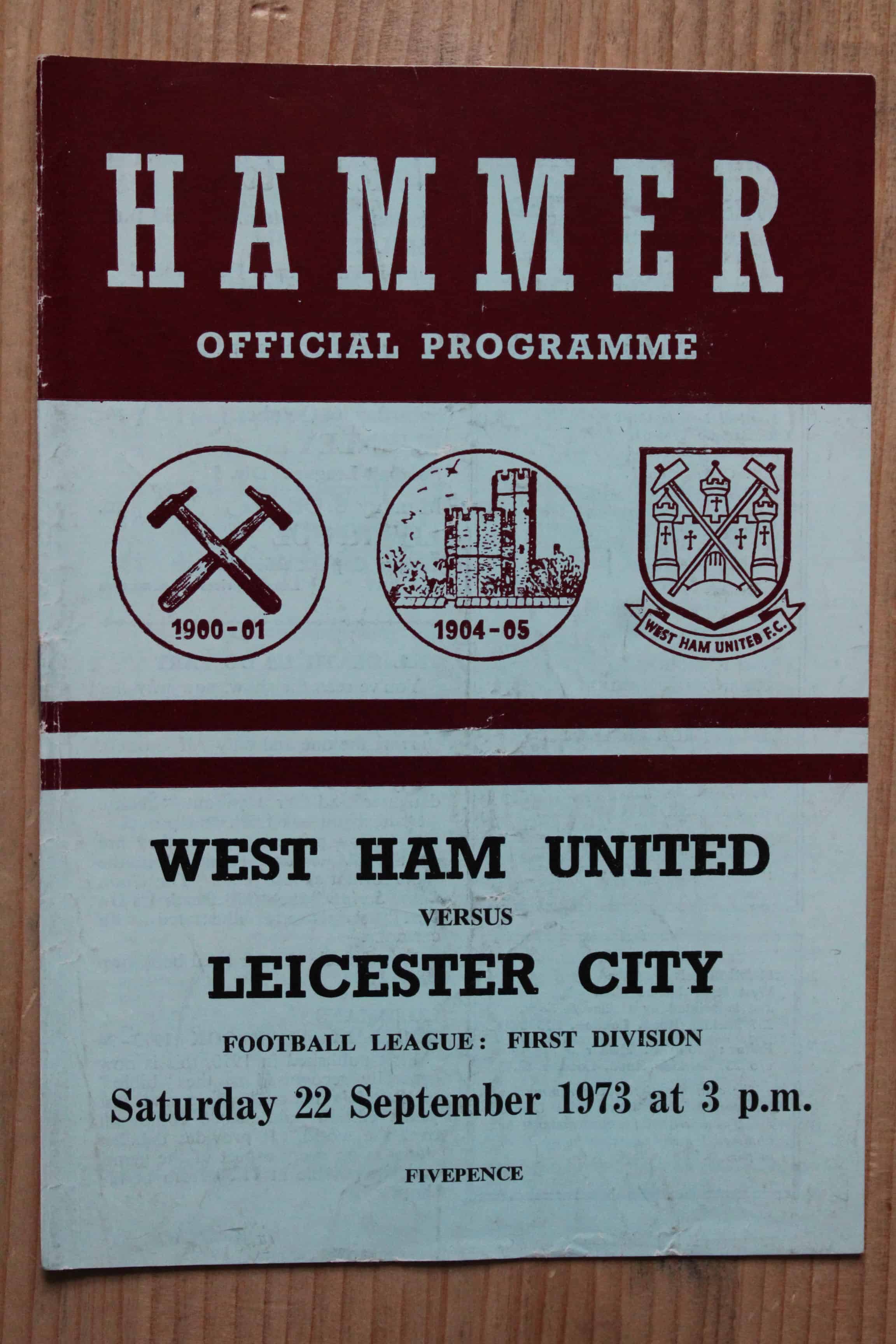 West Ham United FC v Leicester City FC