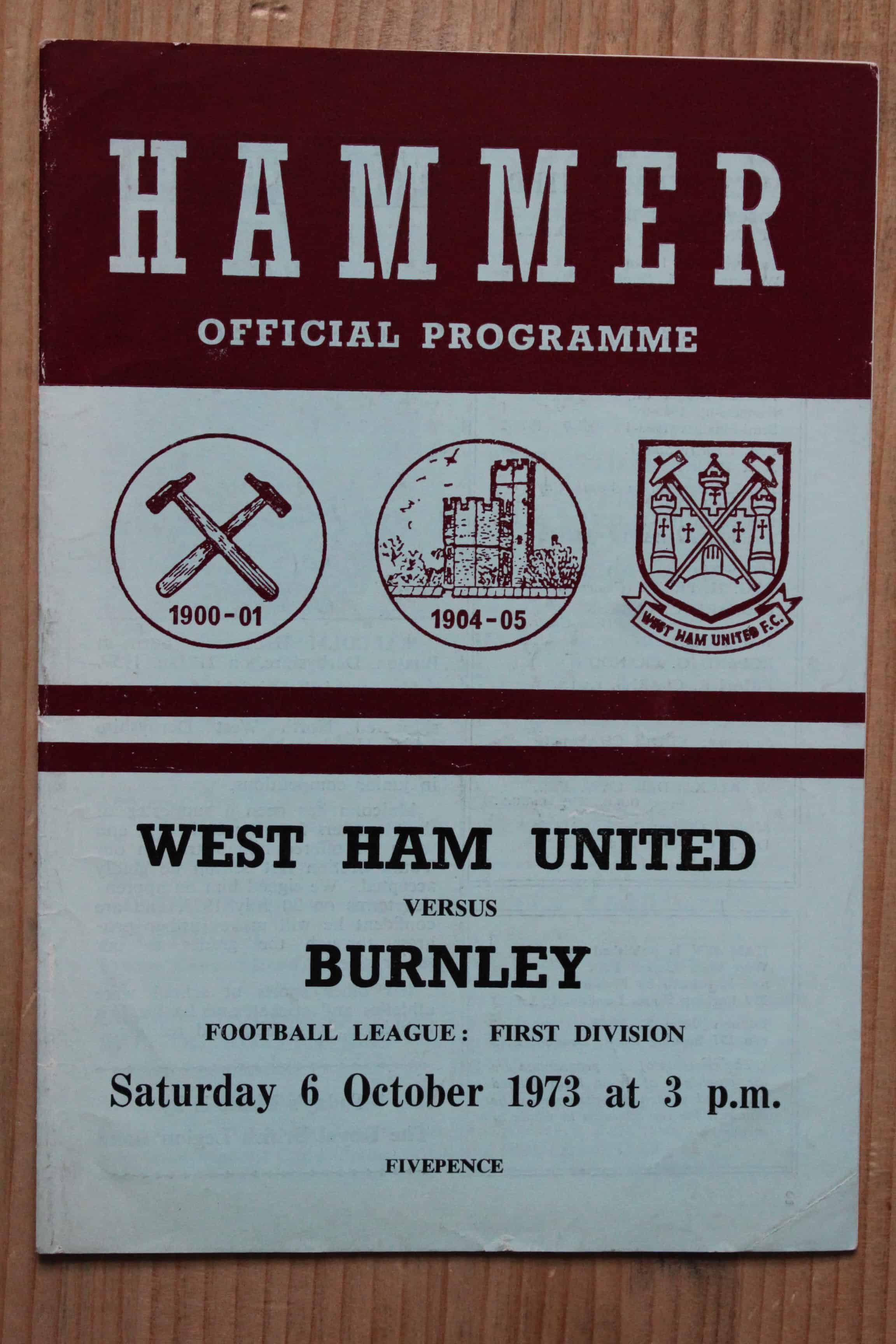 West Ham United FC v Burnley FC