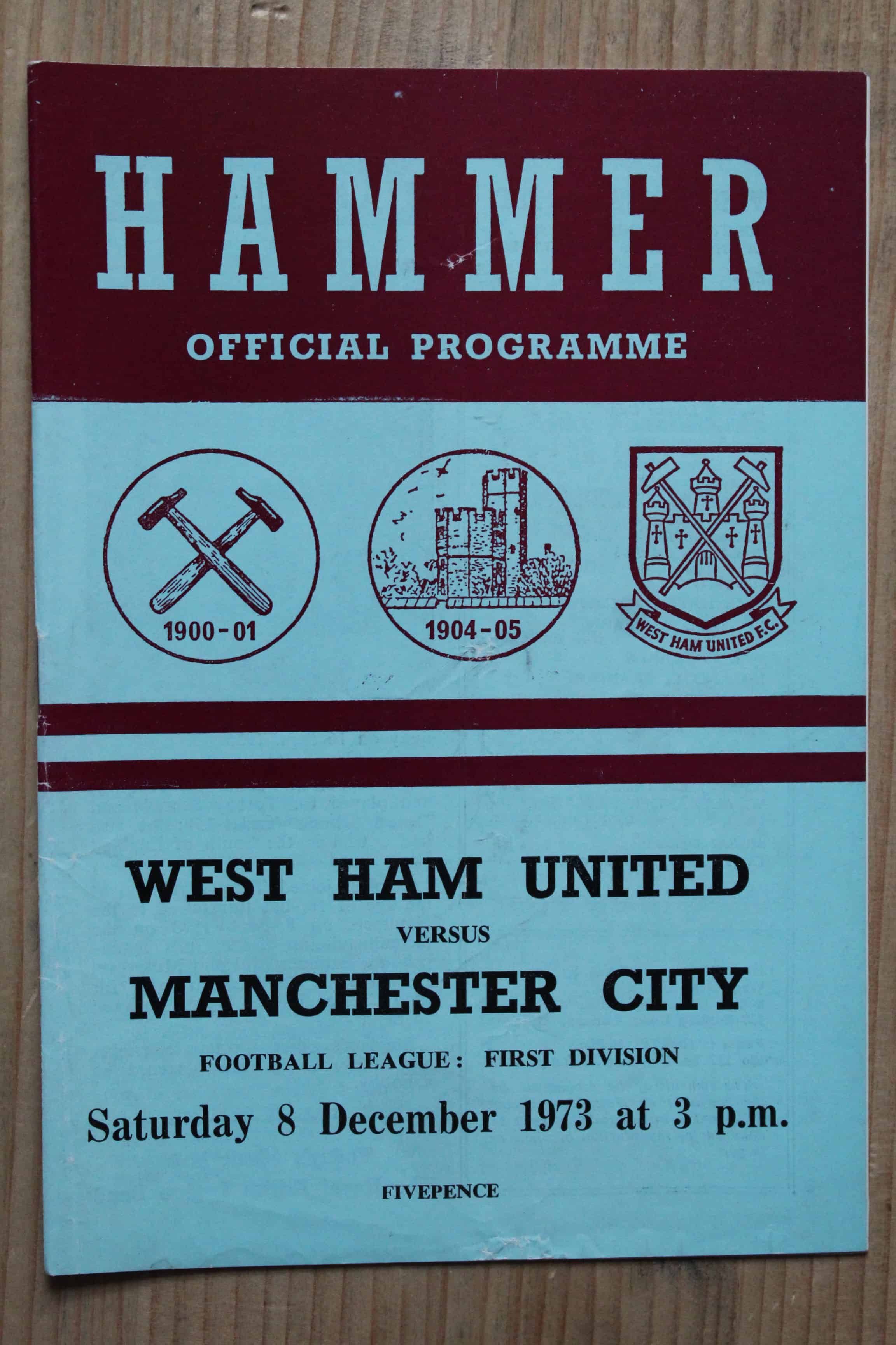 West Ham United FC v Manchester City FC