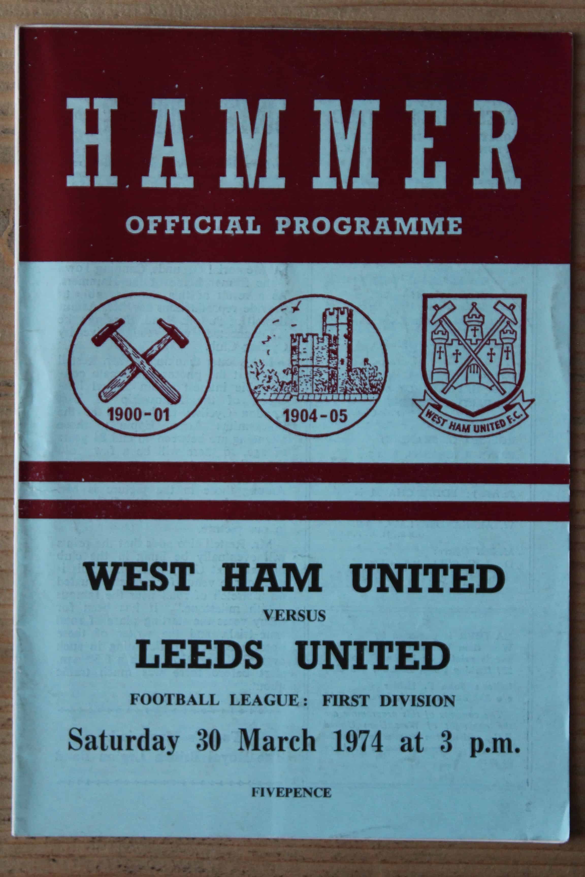 West Ham United FC v Leeds United FC