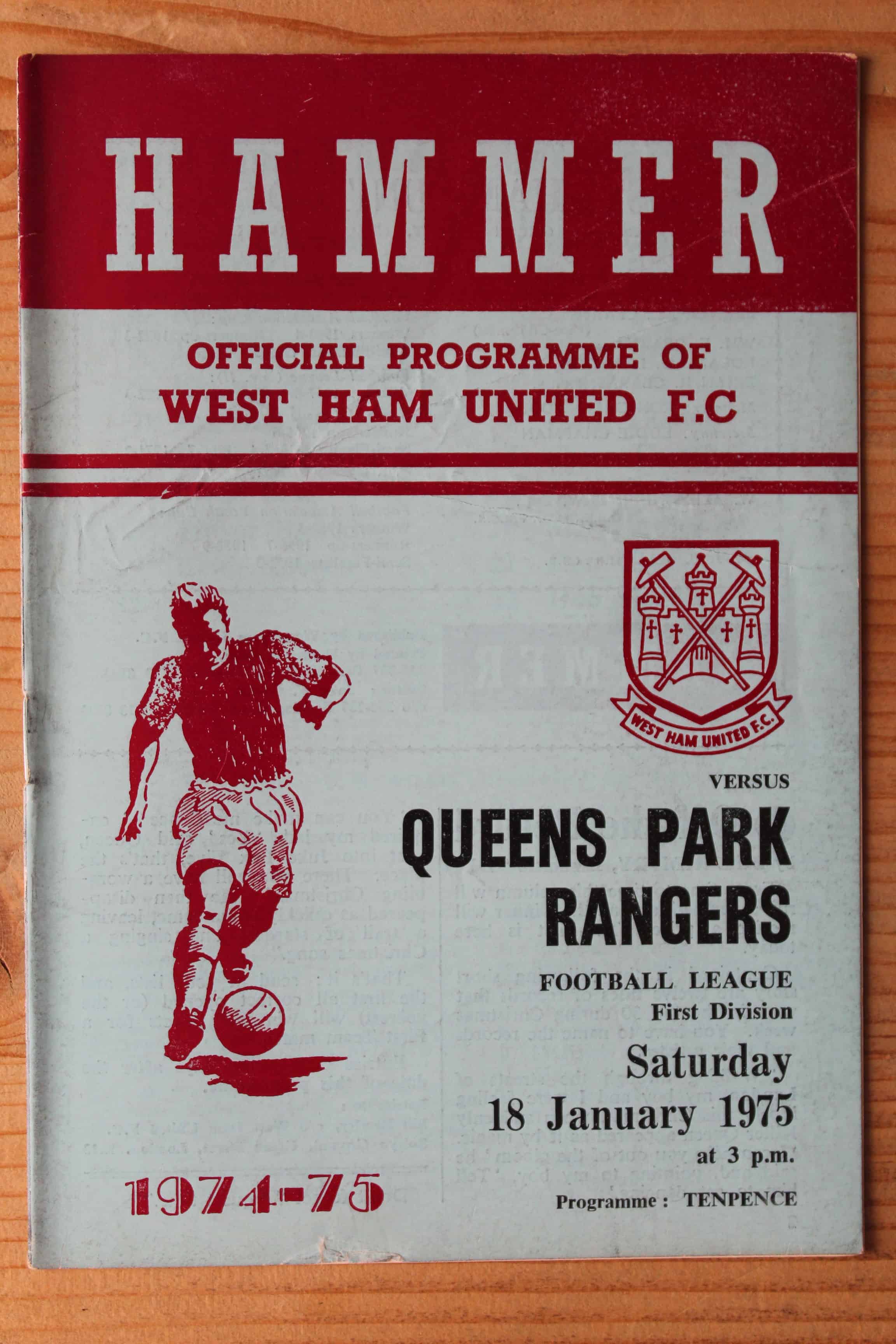 West Ham United FC v Queens Park Rangers FC