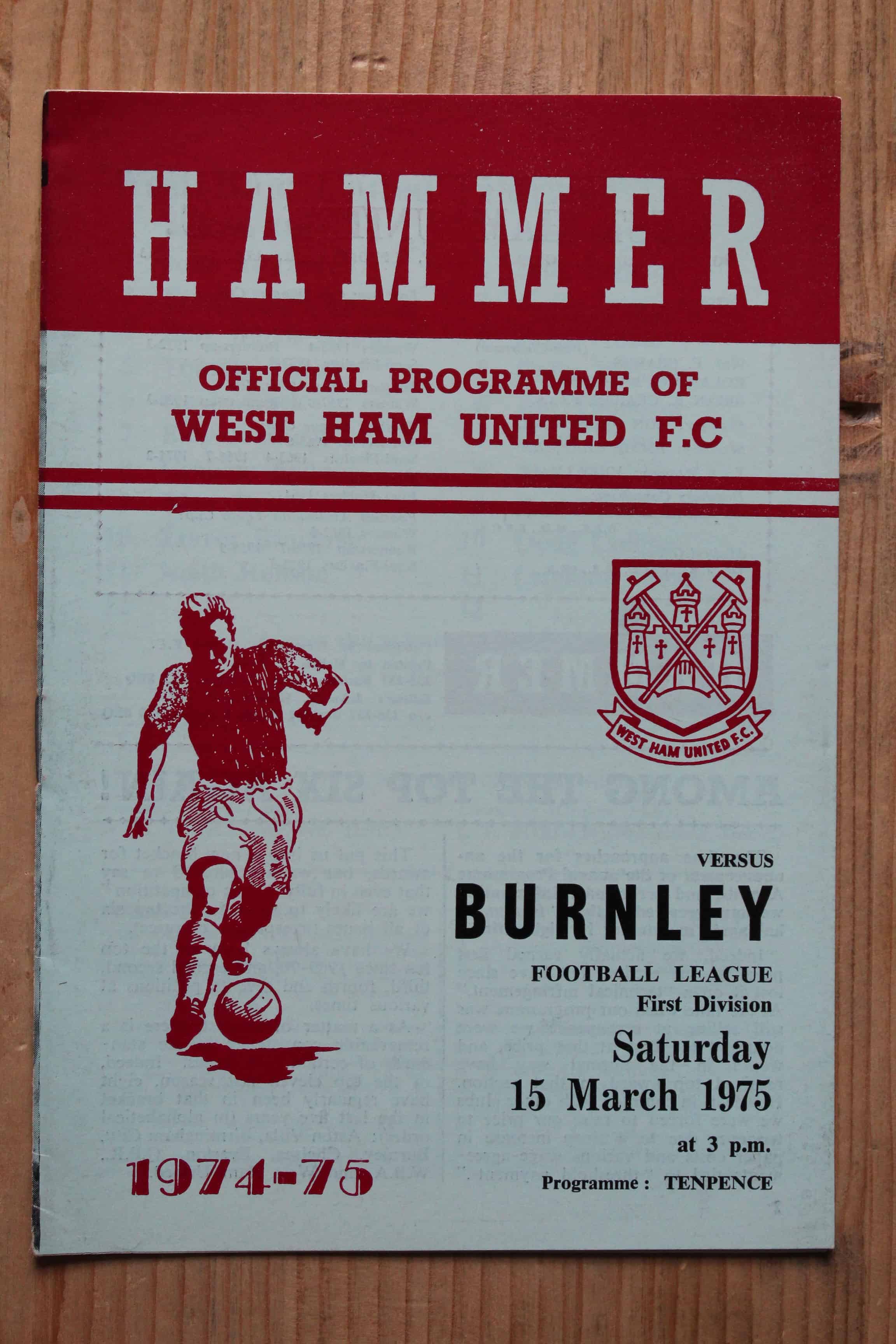 West Ham United FC v Burnley FC