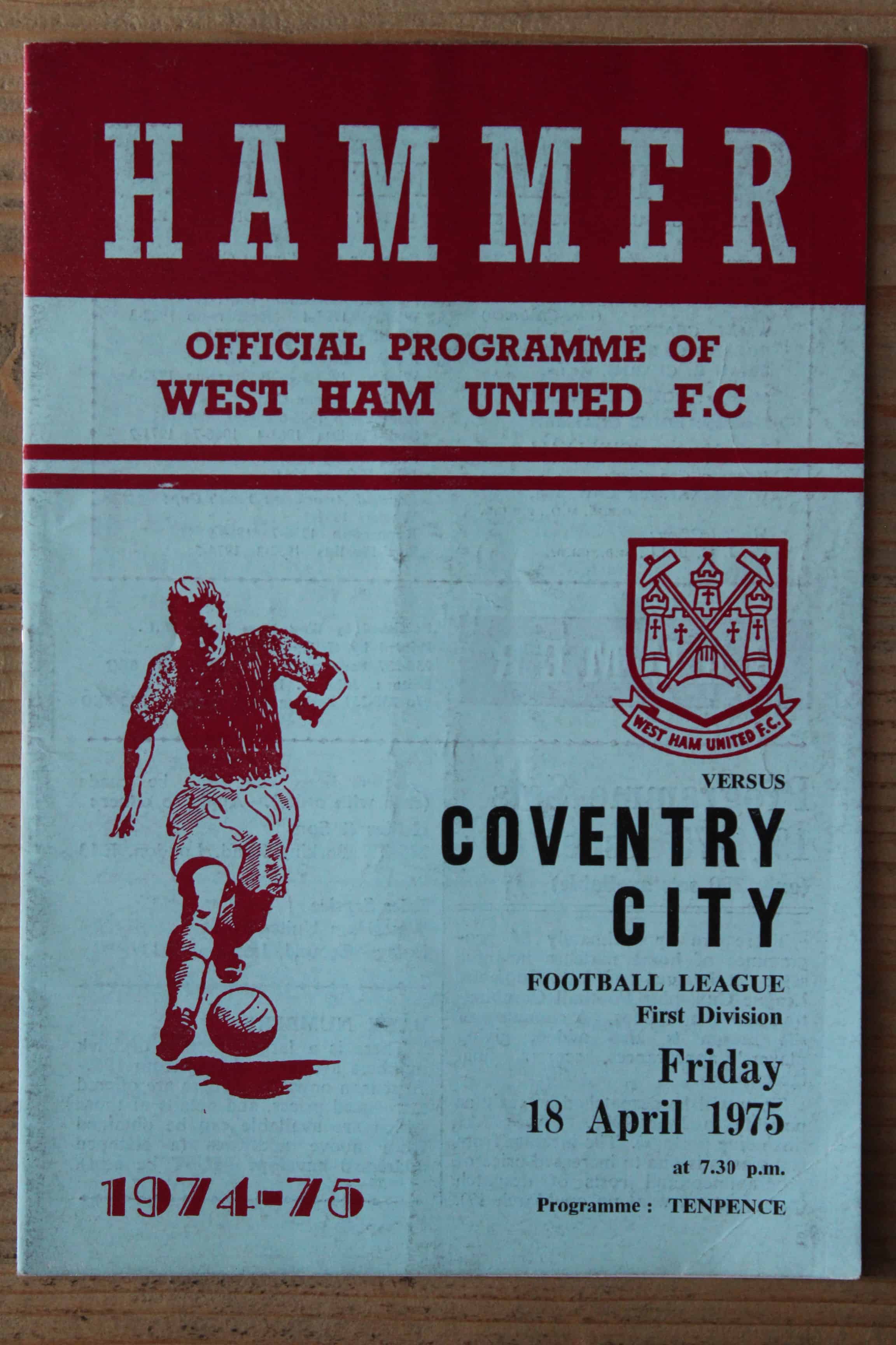 West Ham United FC v Coventry City FC