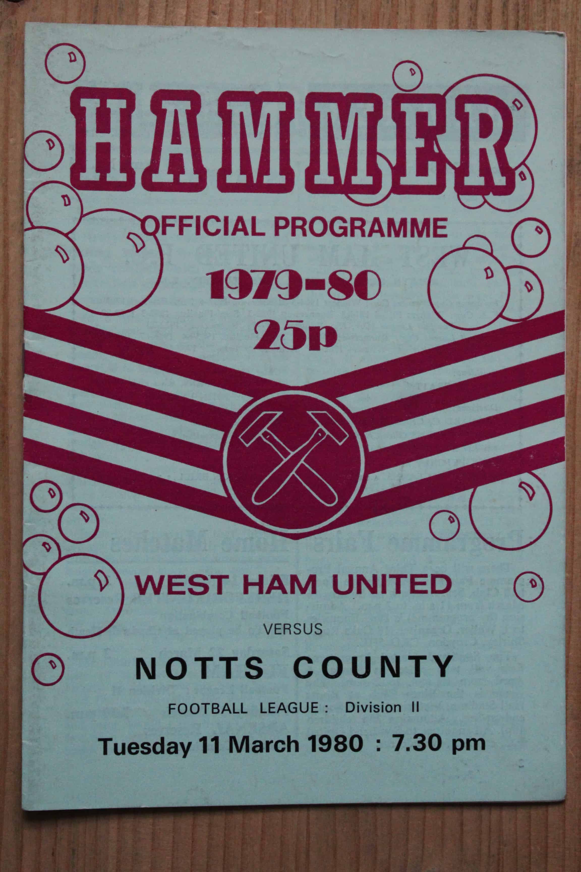 West Ham United FC v Notts County FC