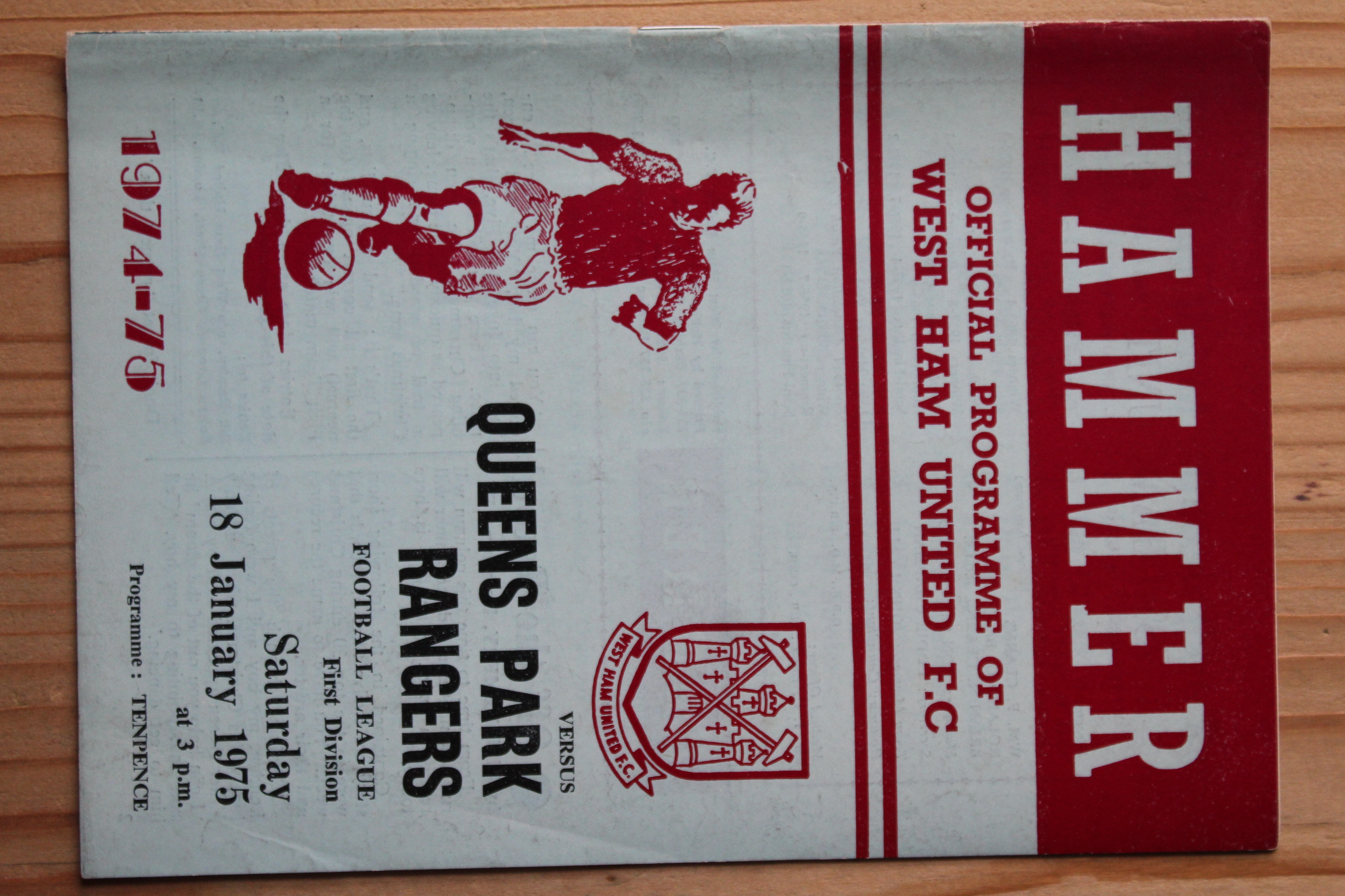 West Ham United FC v Queens Park Rangers FC