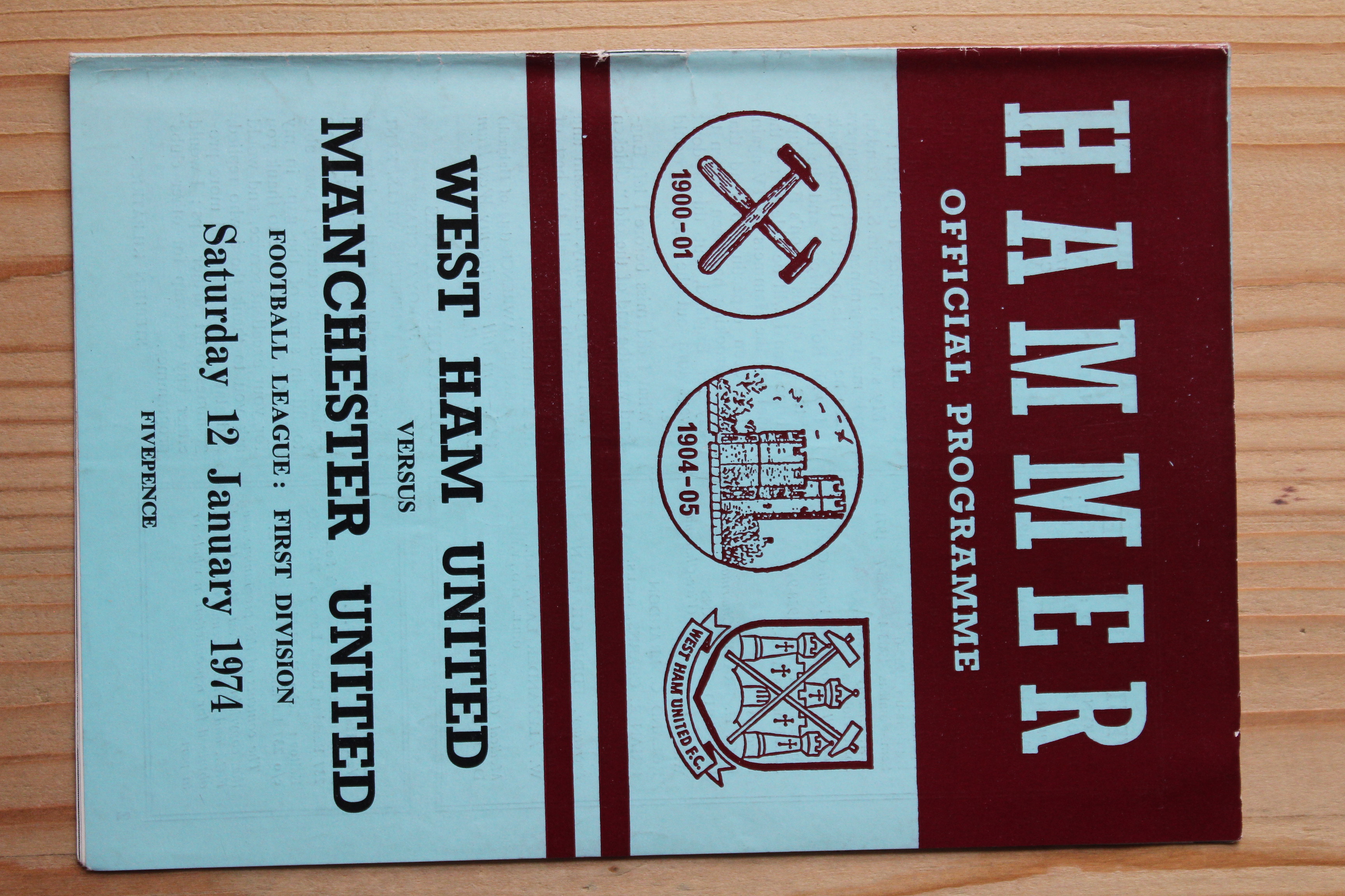 West Ham United FC v Manchester United FC