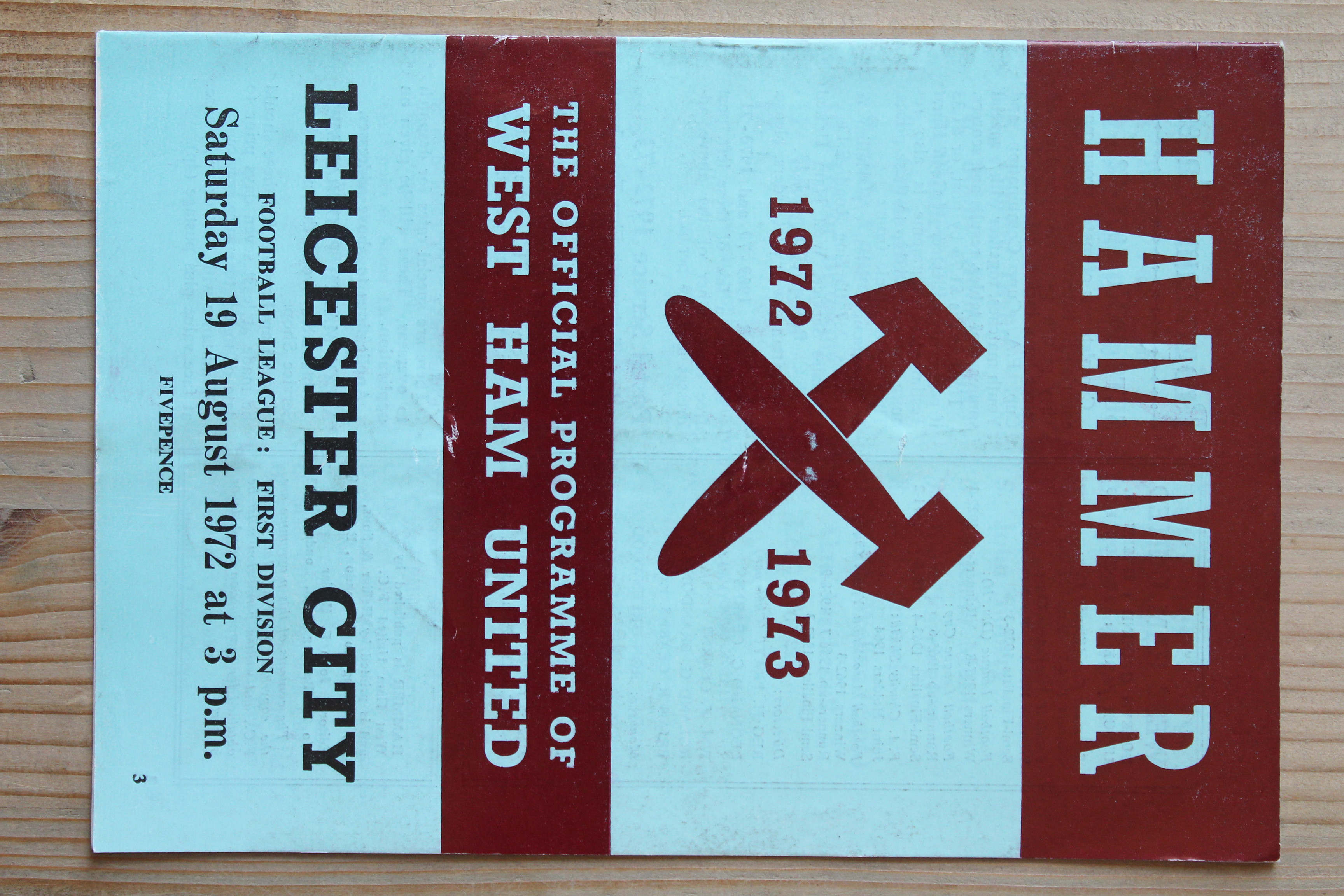 West Ham United FC v Leicester City FC