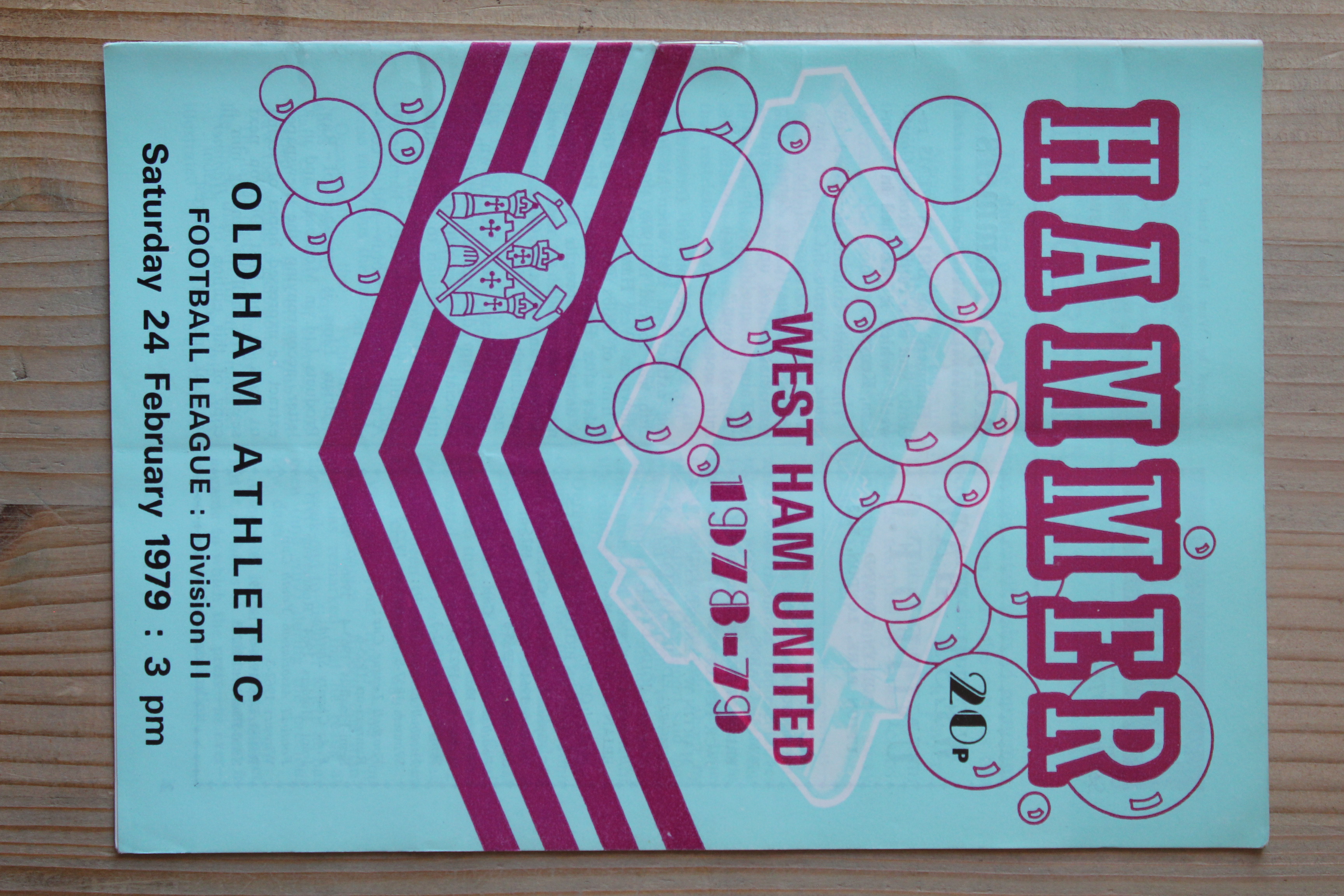 West Ham United FC v Oldham Athletic FC