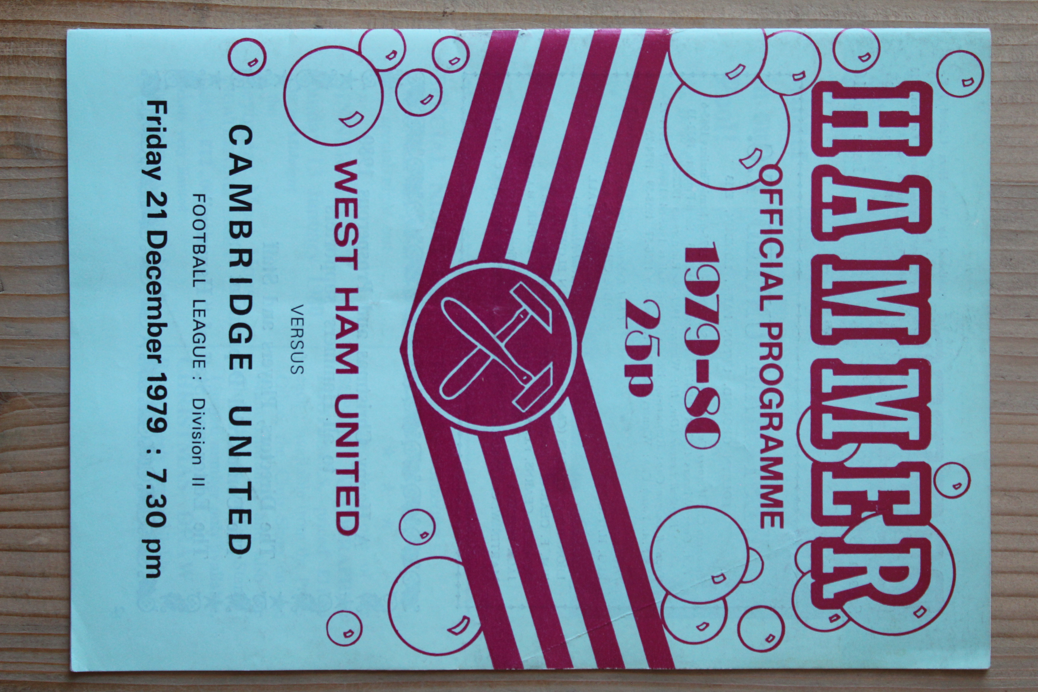 West Ham United FC v Cambridge United FC