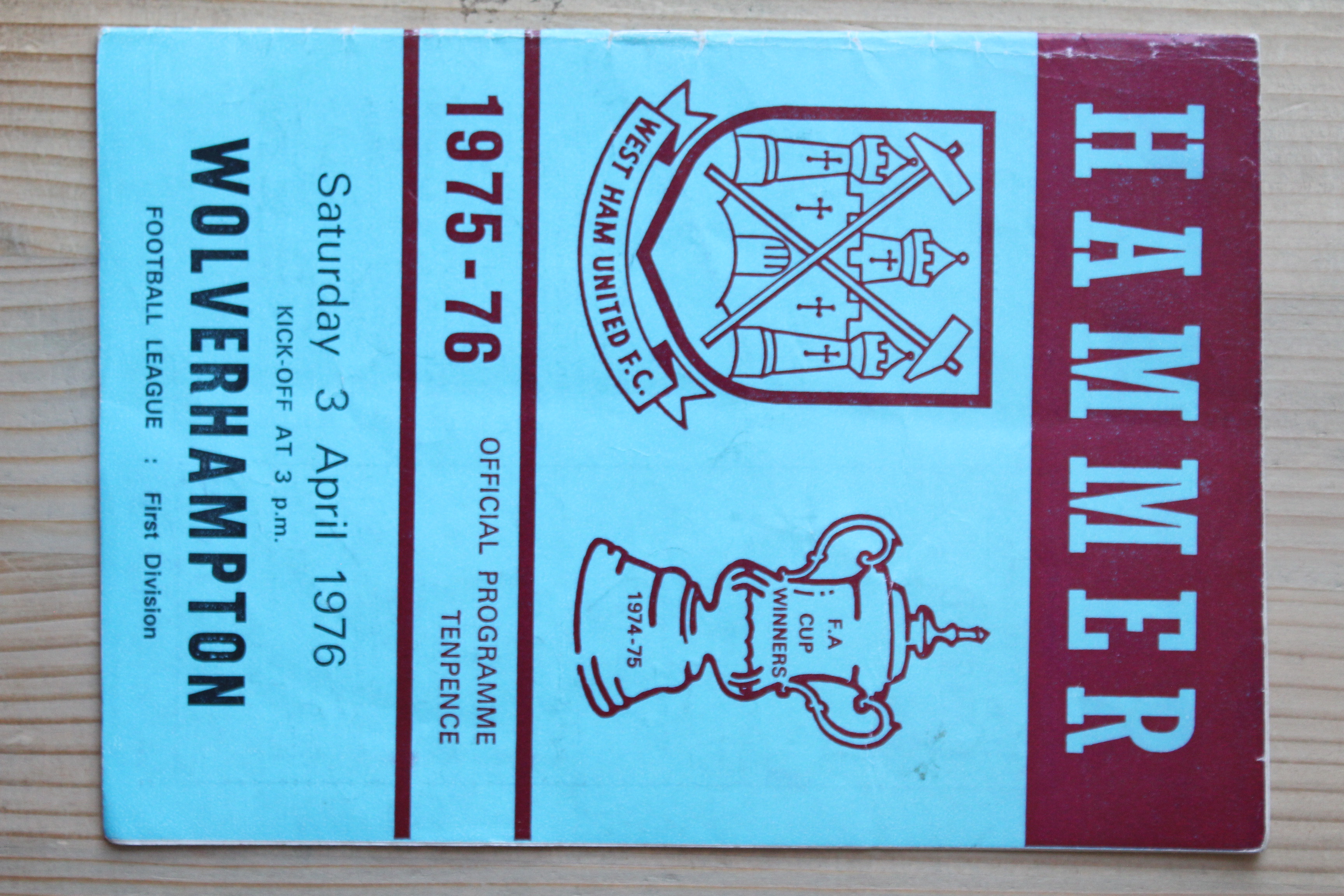 West Ham United FC v Wolverhampton Wanderers FC