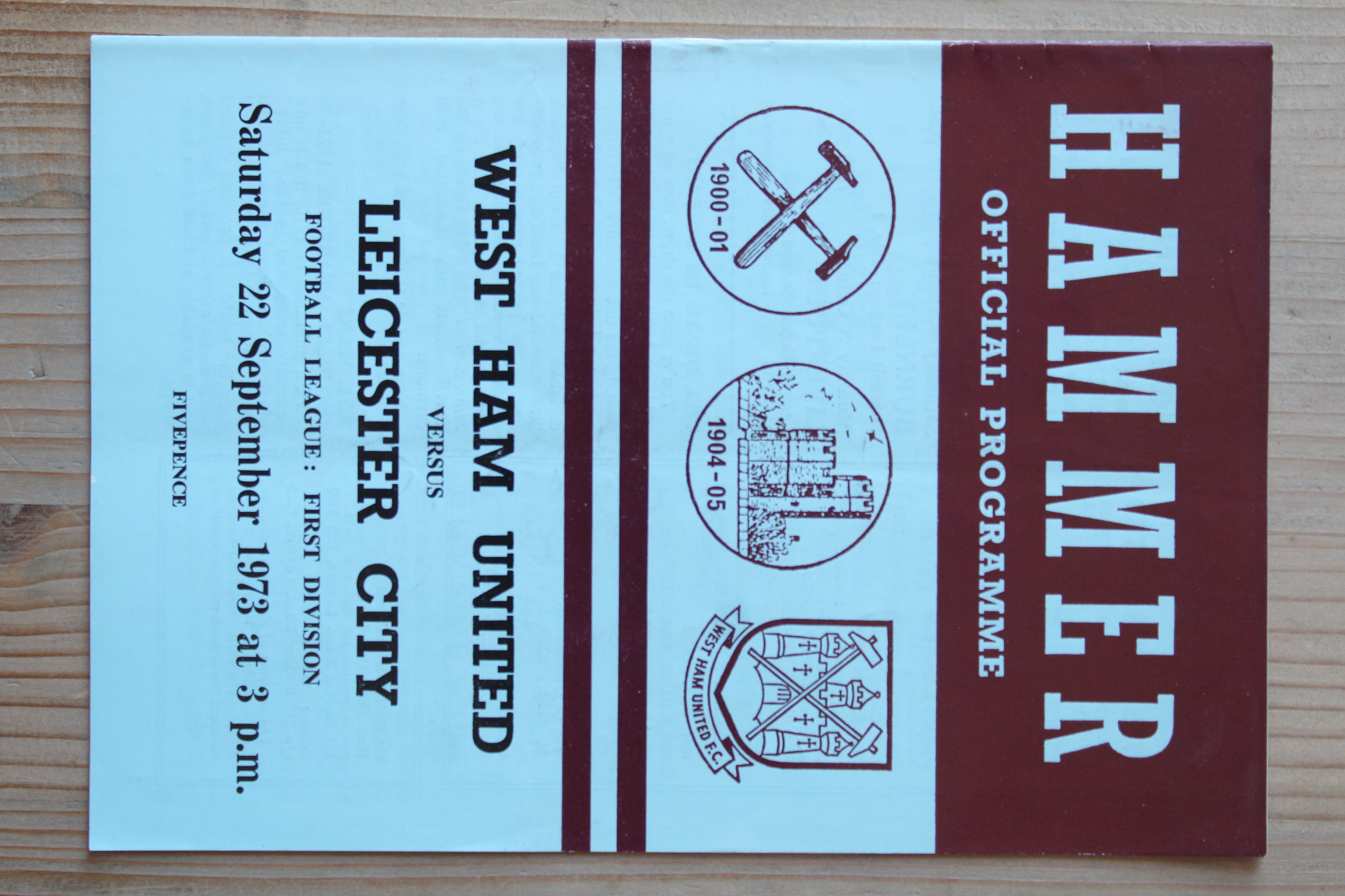 West Ham United FC v Leicester City FC