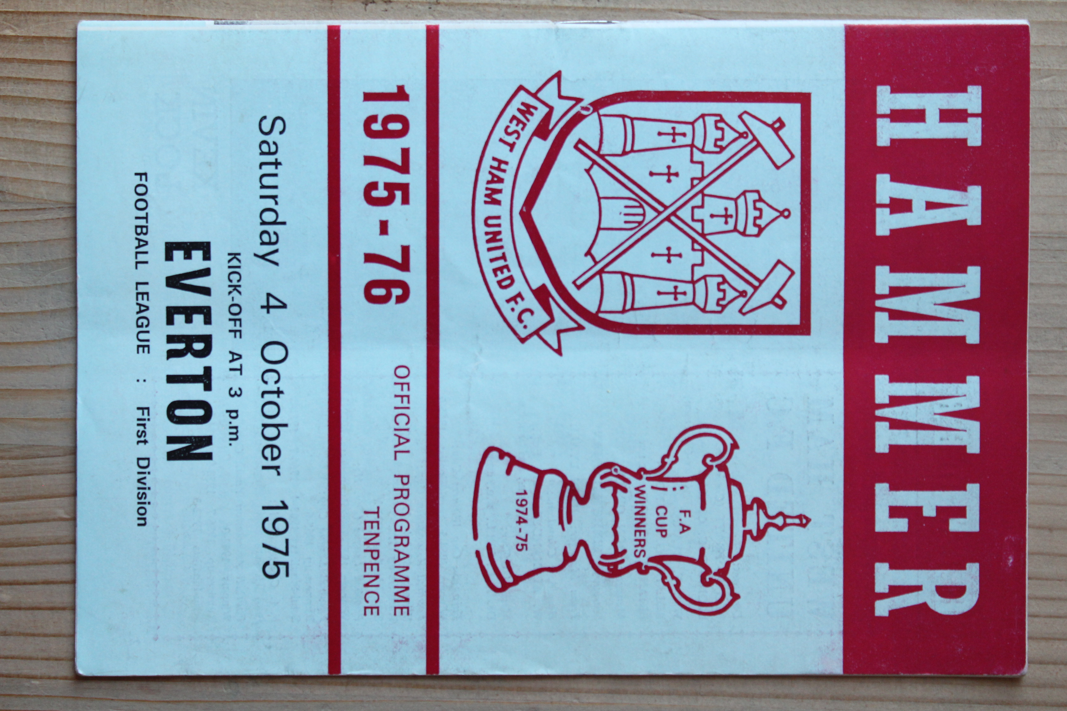 West Ham United FC v Everton FC