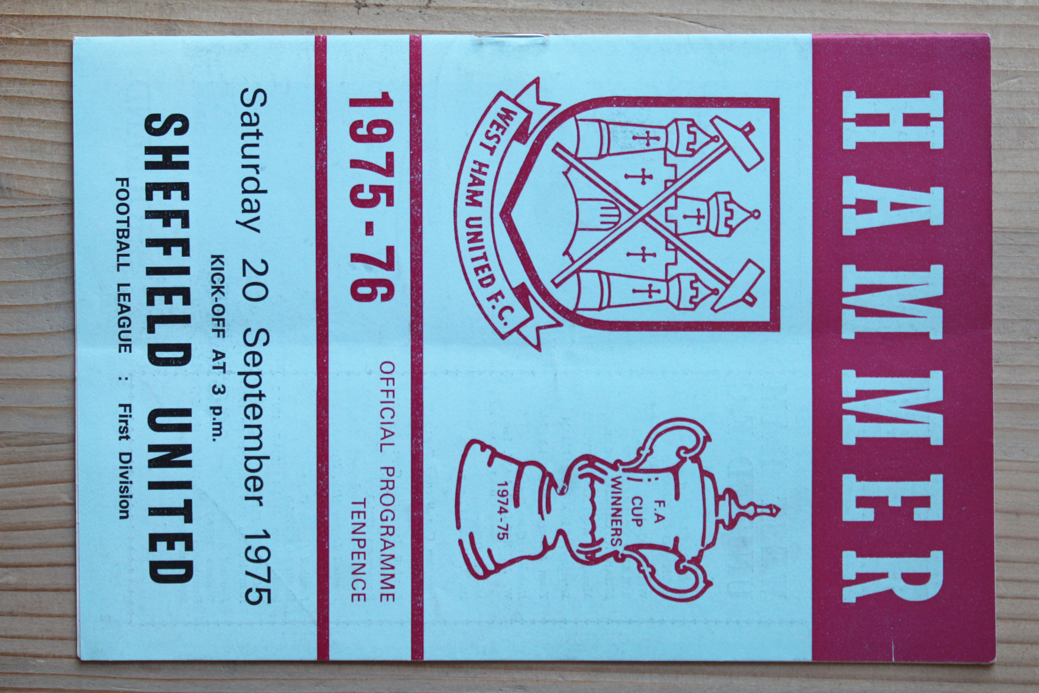 West Ham United FC v Sheffield United FC