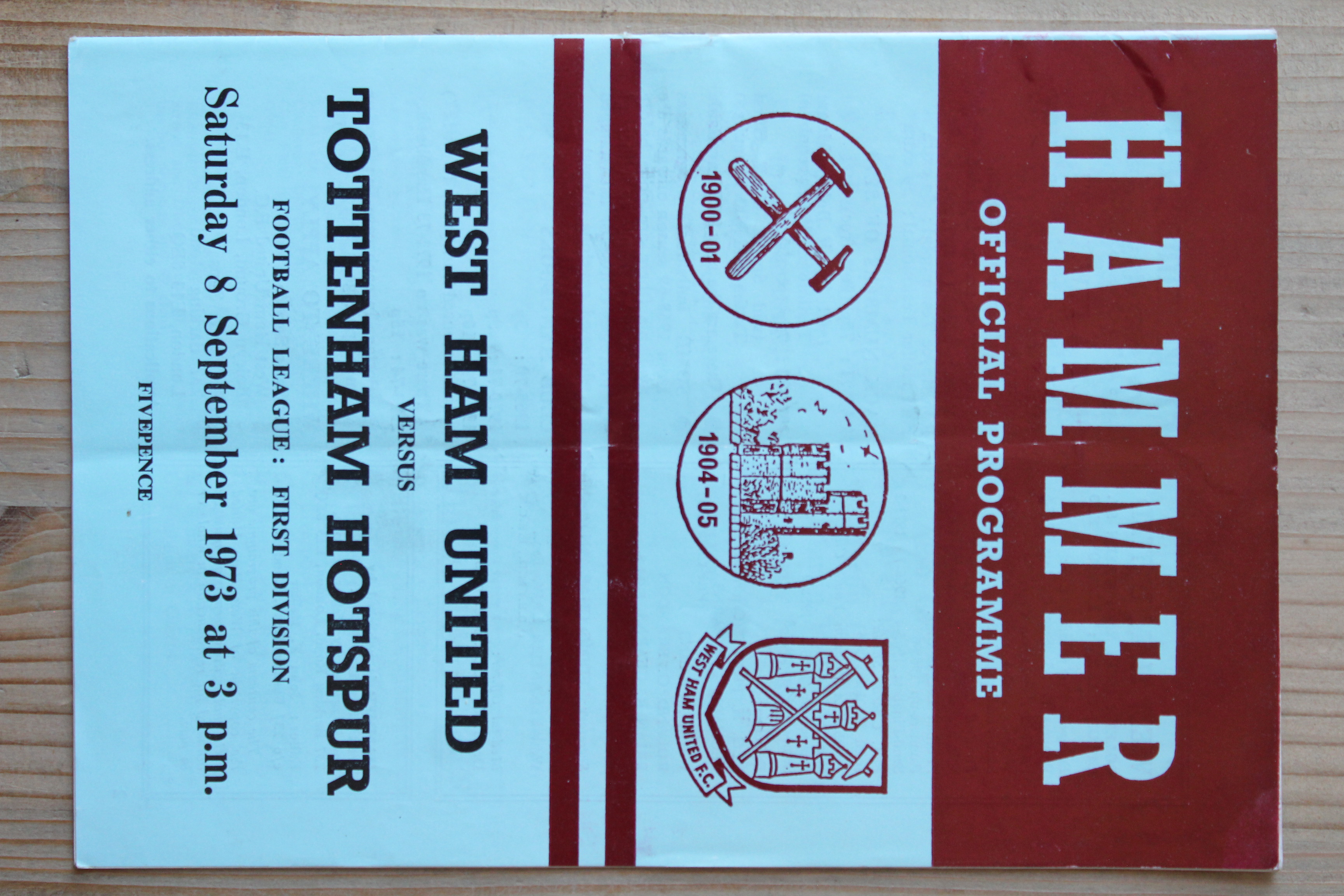West Ham United FC v Tottenham Hotspur FC