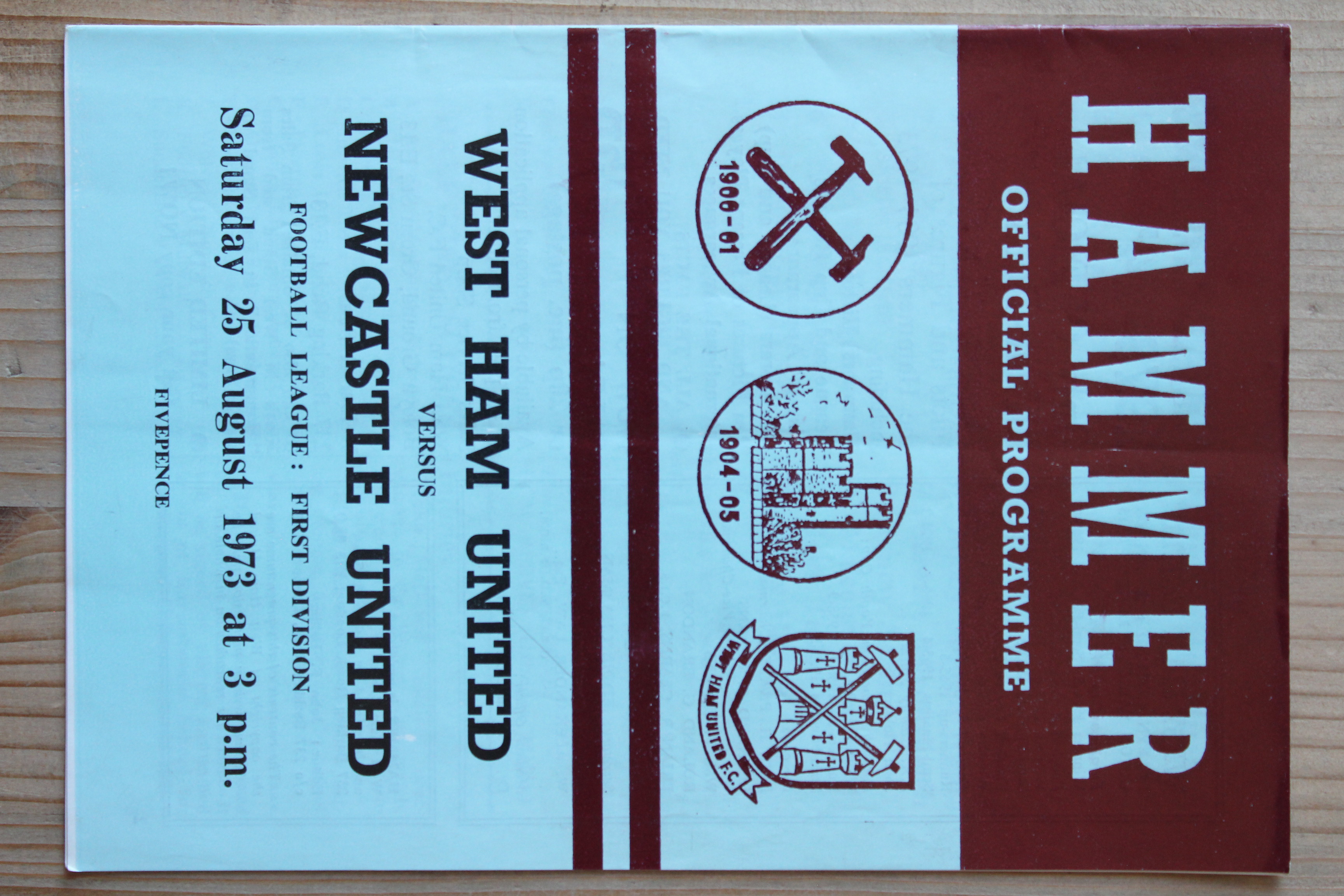West Ham United FC v Newcastle United FC