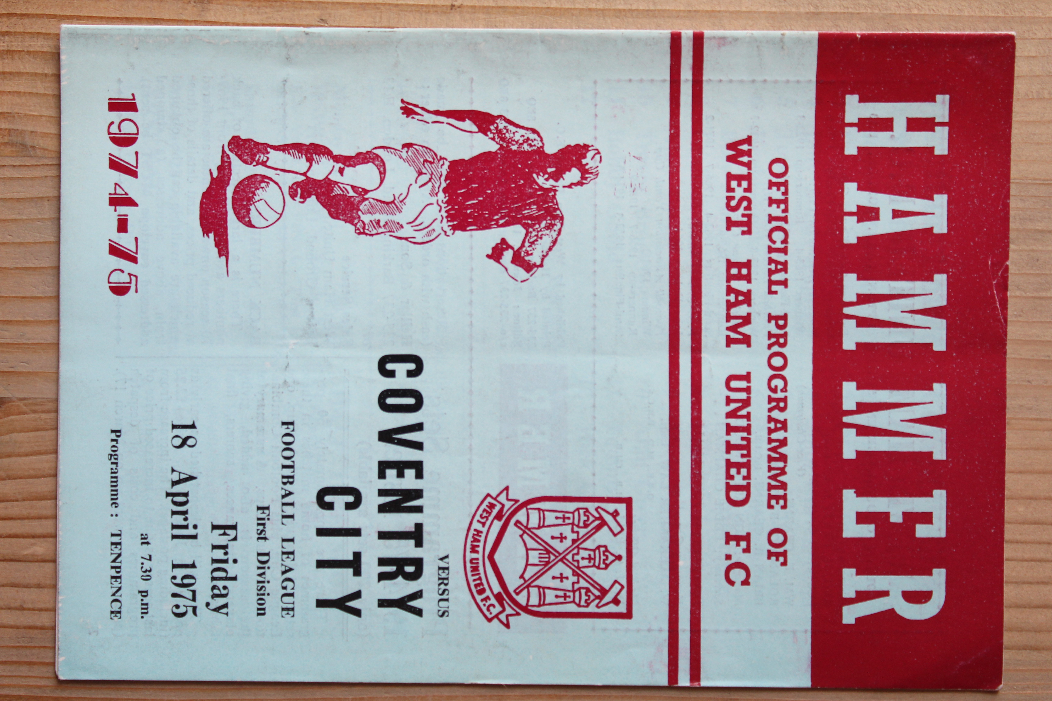 West Ham United FC v Coventry City FC