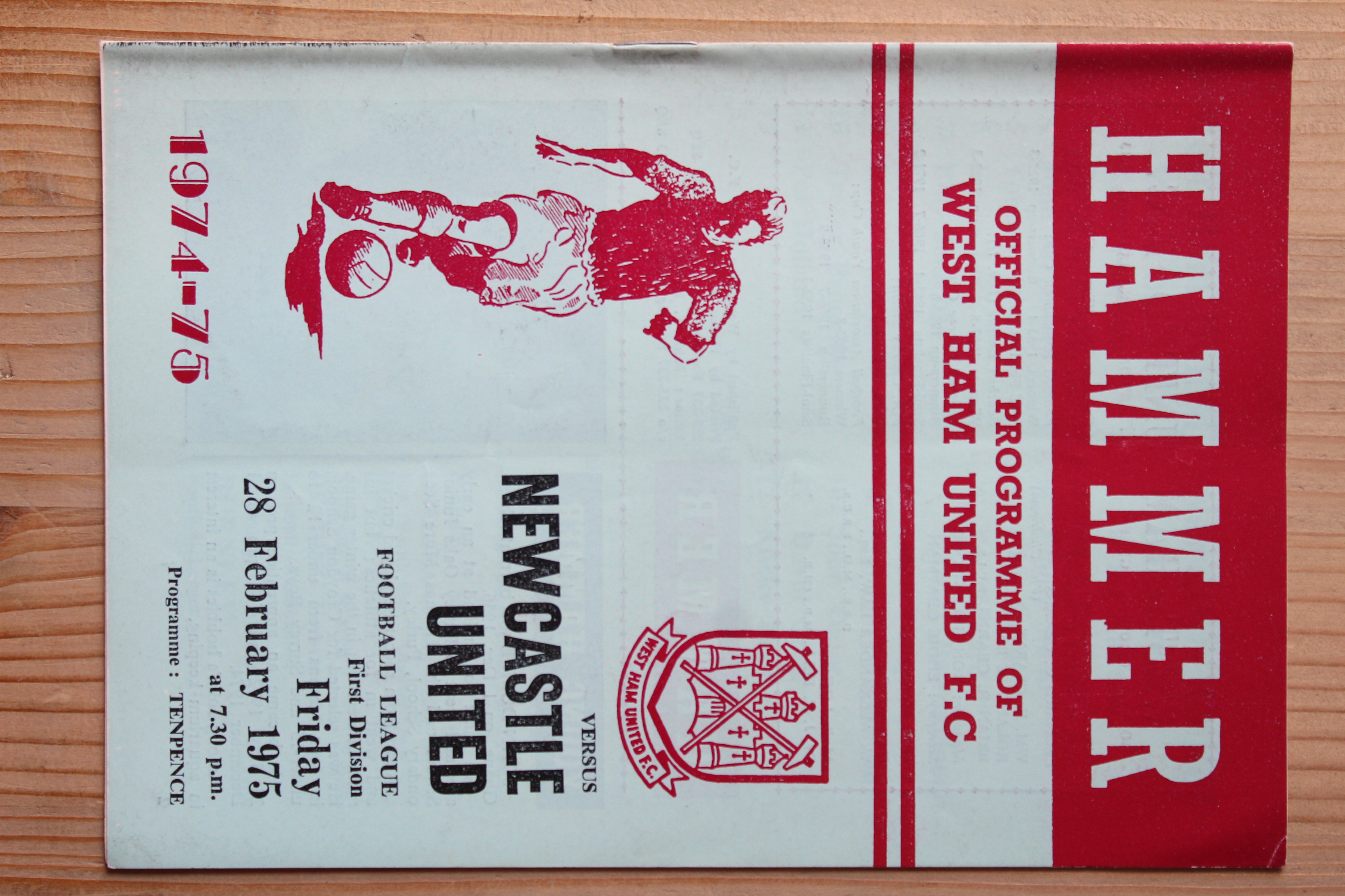 West Ham United FC v Newcastle United FC