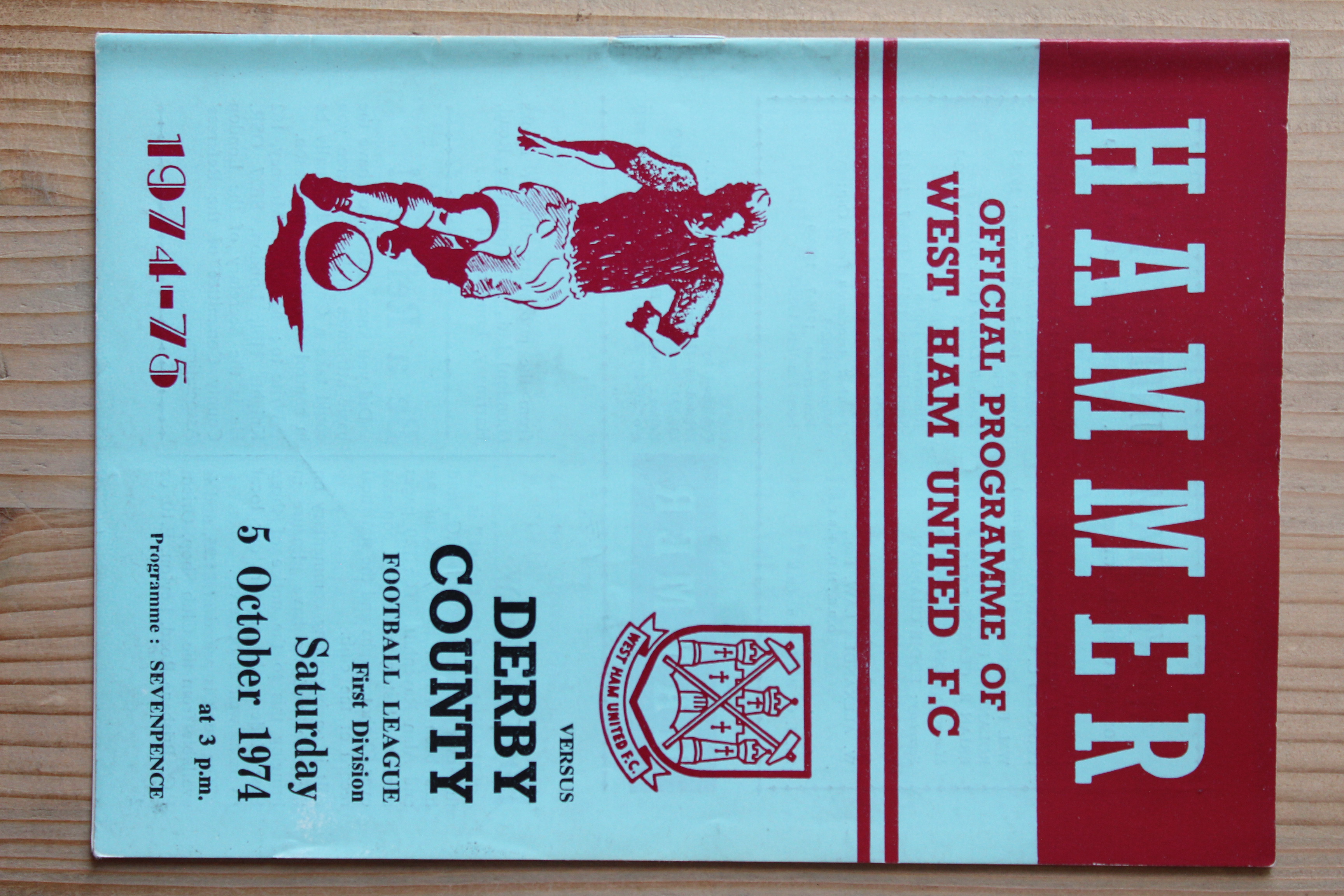 West Ham United FC v Derby County FC