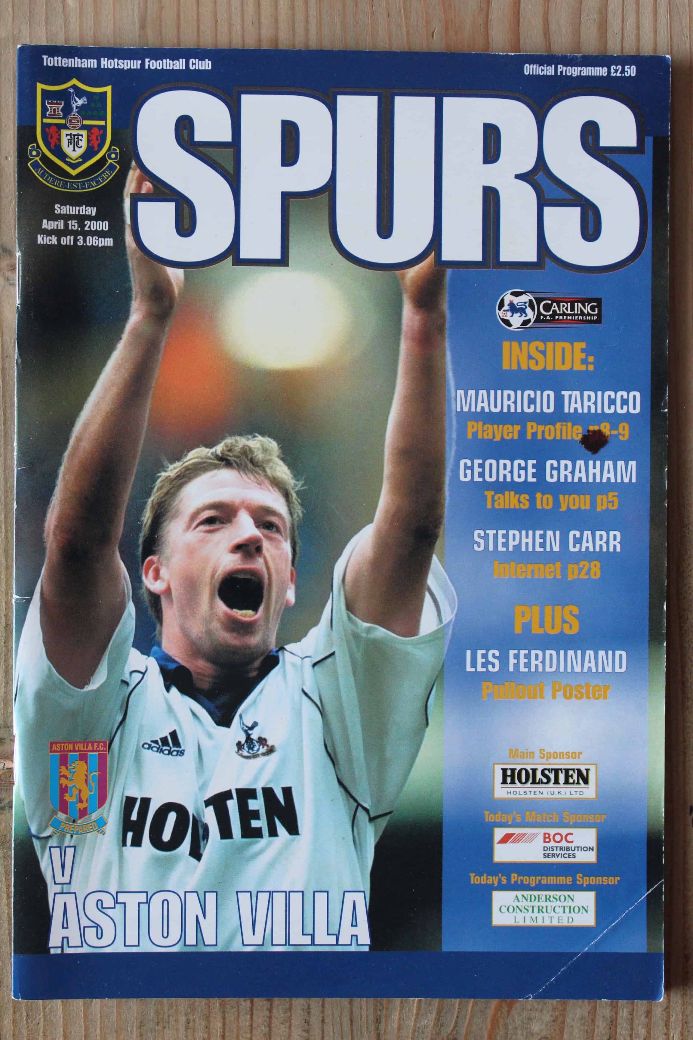 Tottenham Hotspur FC v Aston Villa FC