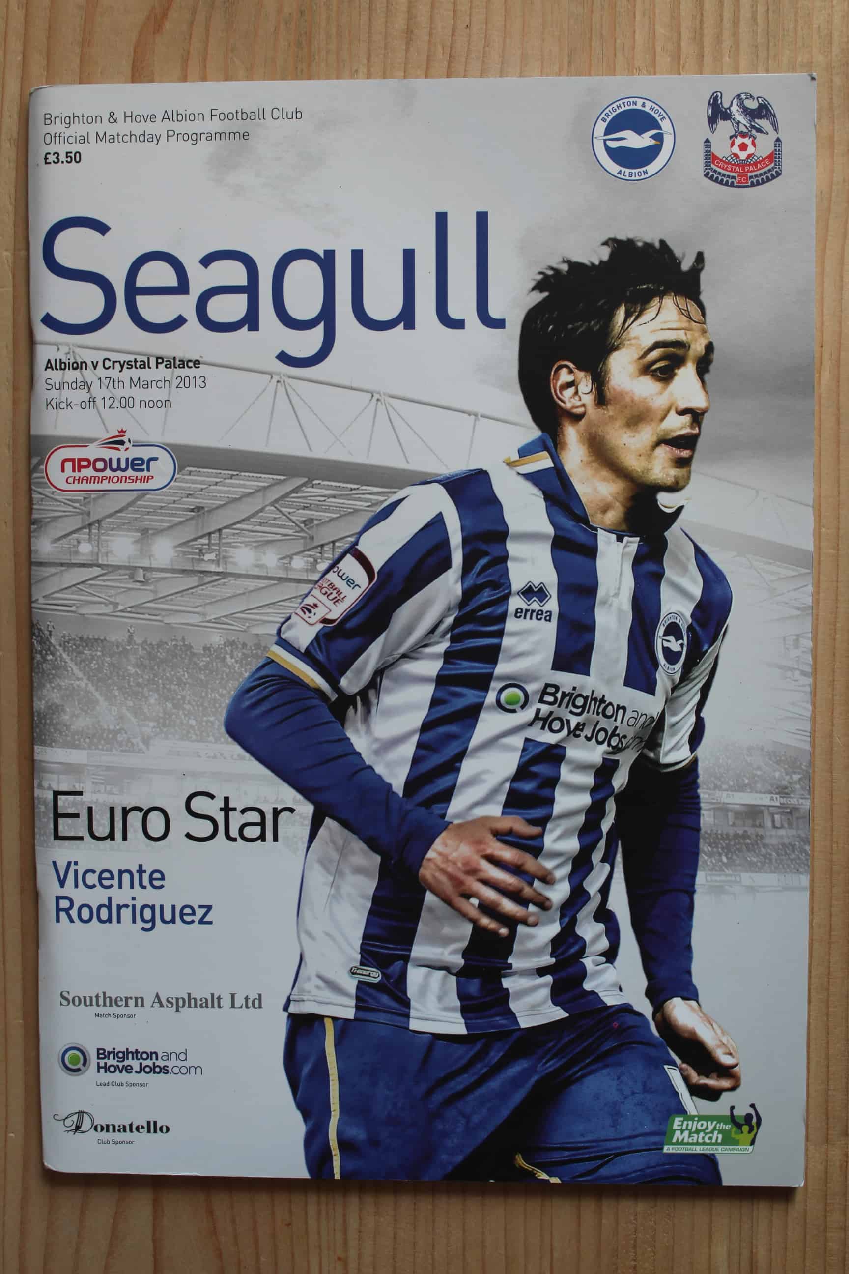 Brighton & Hove Albion FC v Crystal Palace FC