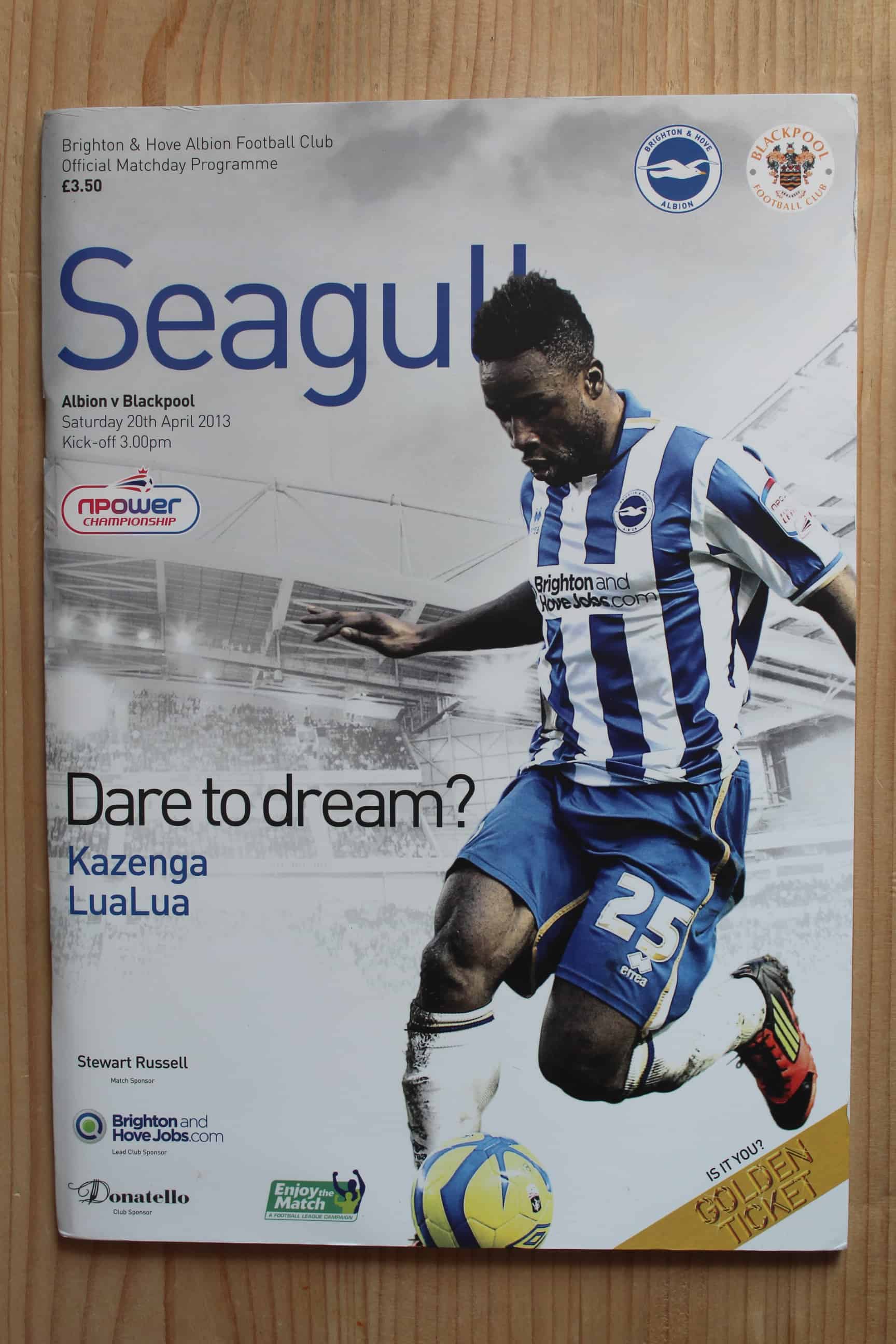 Brighton & Hove Albion FC v Blackpool FC
