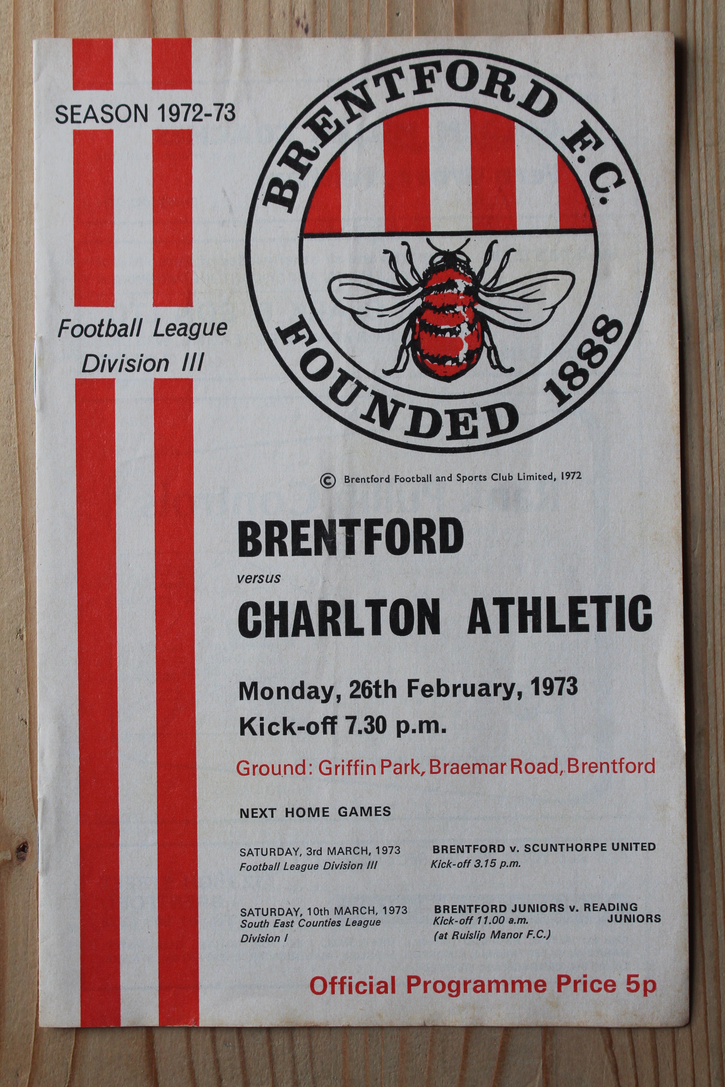 Brentford FC v Charlton Athletic FC
