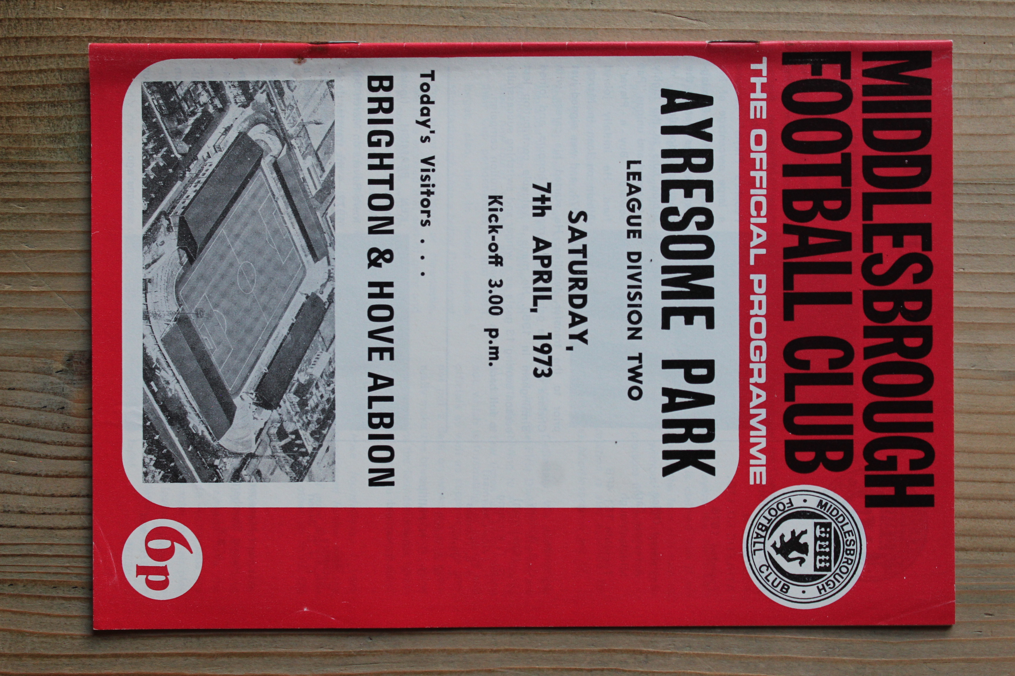 Middlesbrough FC v Brighton & Hove Albion FC