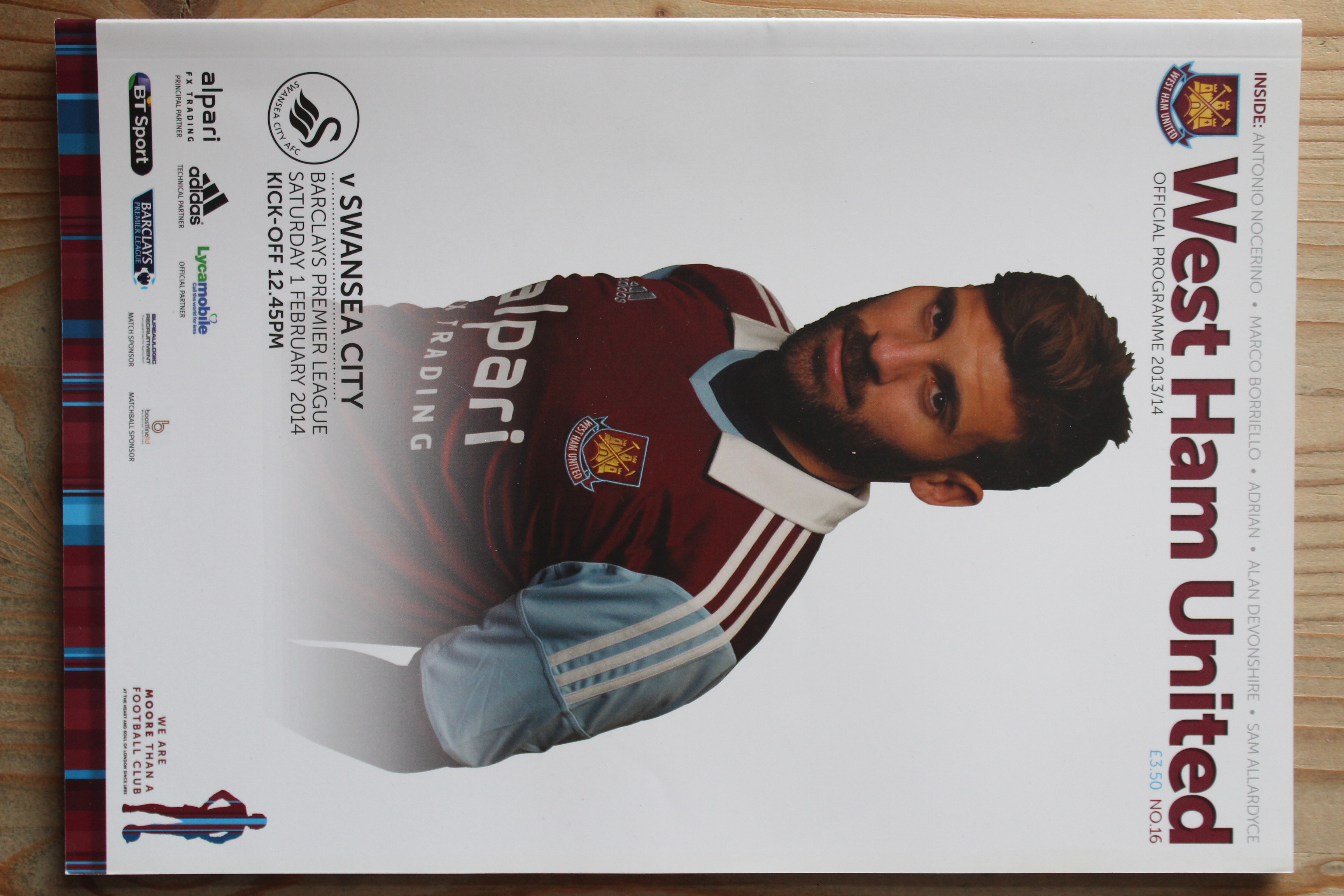 West Ham United FC v Swansea City FC