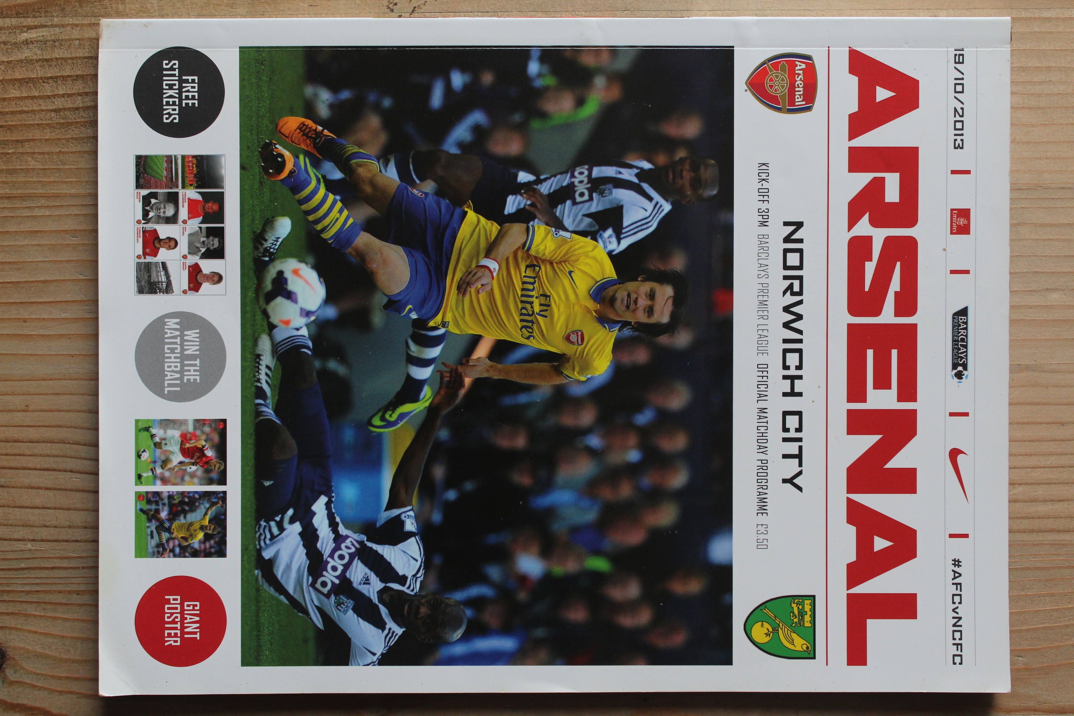 Arsenal FC v Norwich City FC