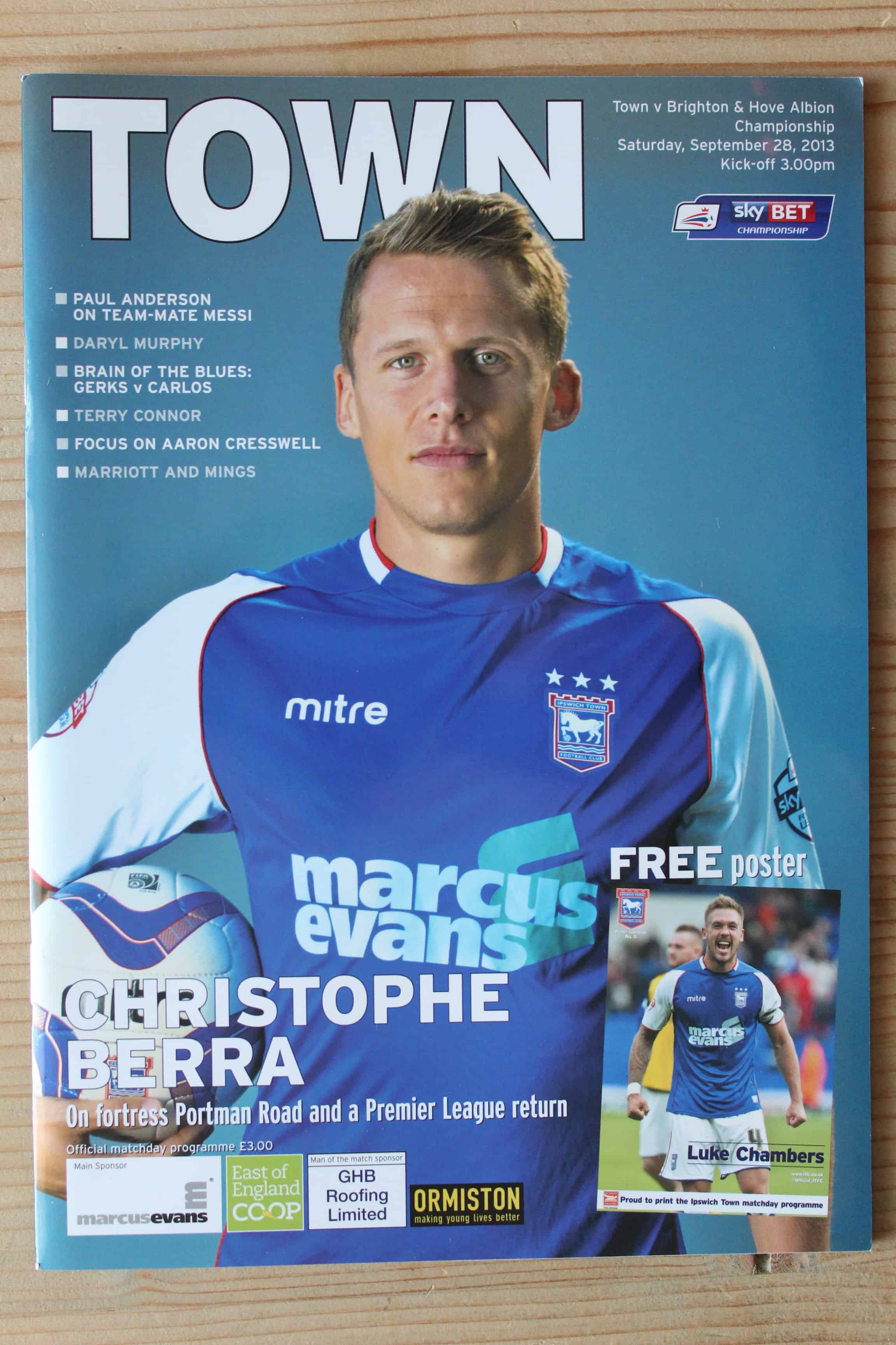 Ipswich Town FC v Brighton & Hove Albion FC
