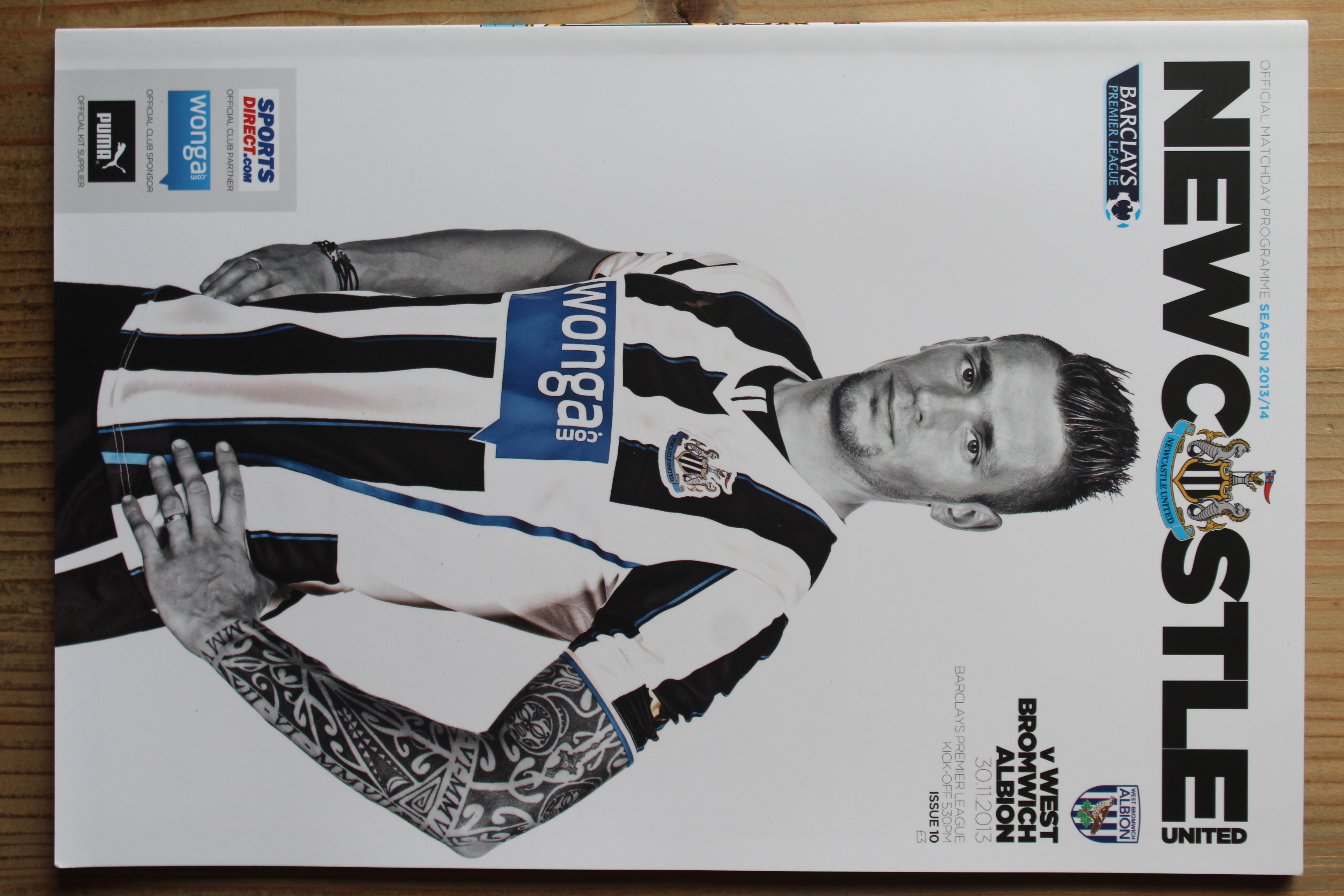 Newcastle United FC v West Bromwich Albion FC 