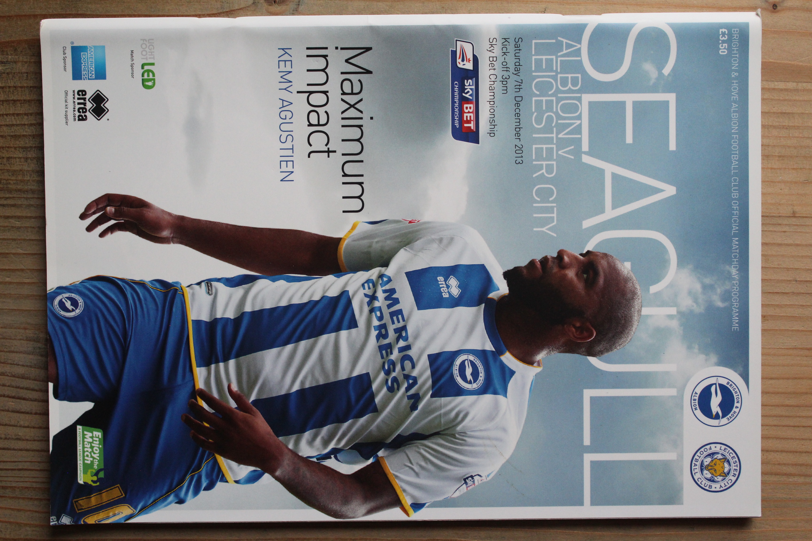 Brighton & Hove Albion FC v Leicester City FC