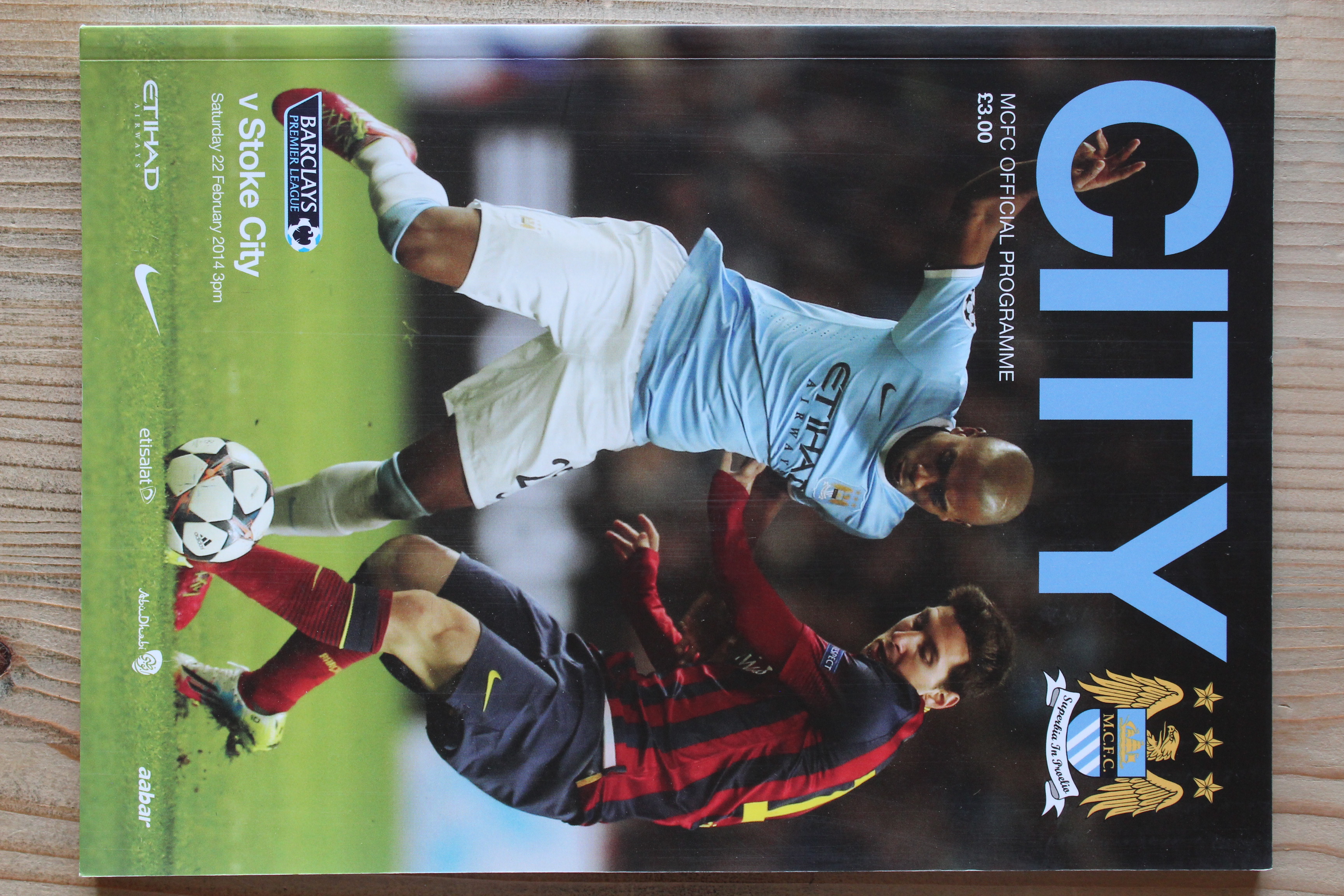 Manchester City FC v Stoke City FC