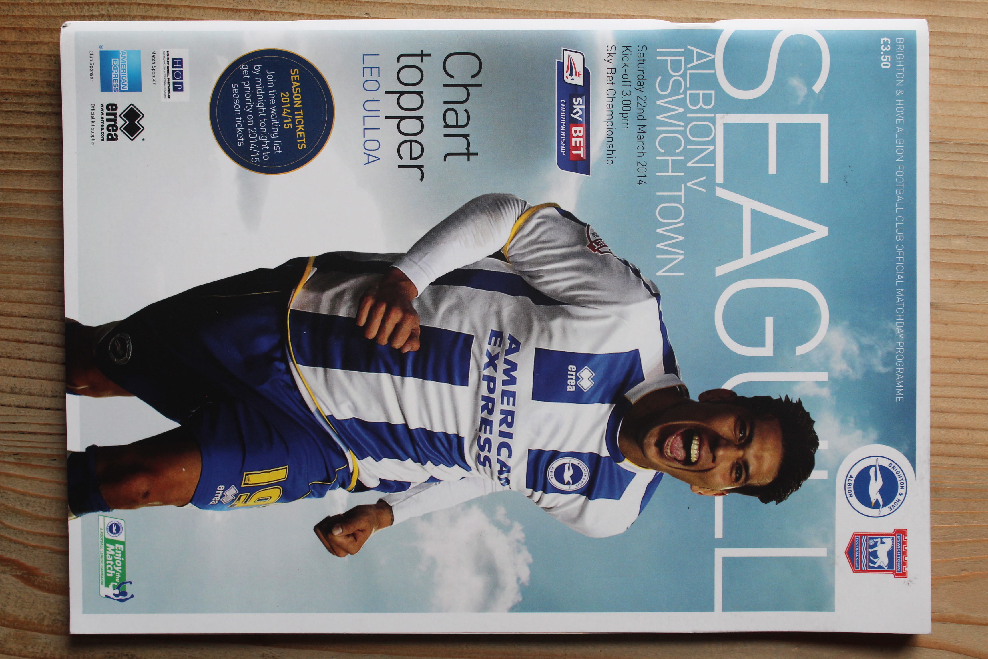 Brighton & Hove Albion FC v Ipswich Town FC